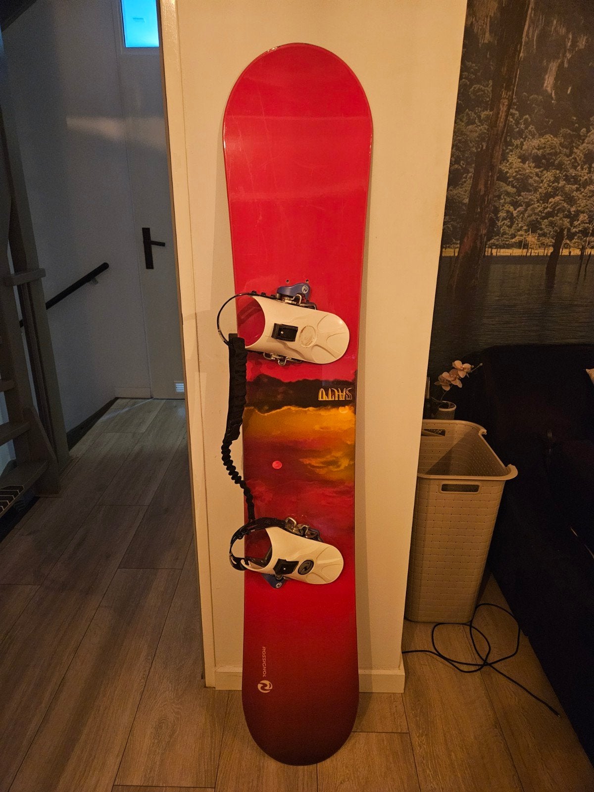 Snowboard set: Rossignol board, bindingen, boots en tas, Ophalen, Gebruikt, Board