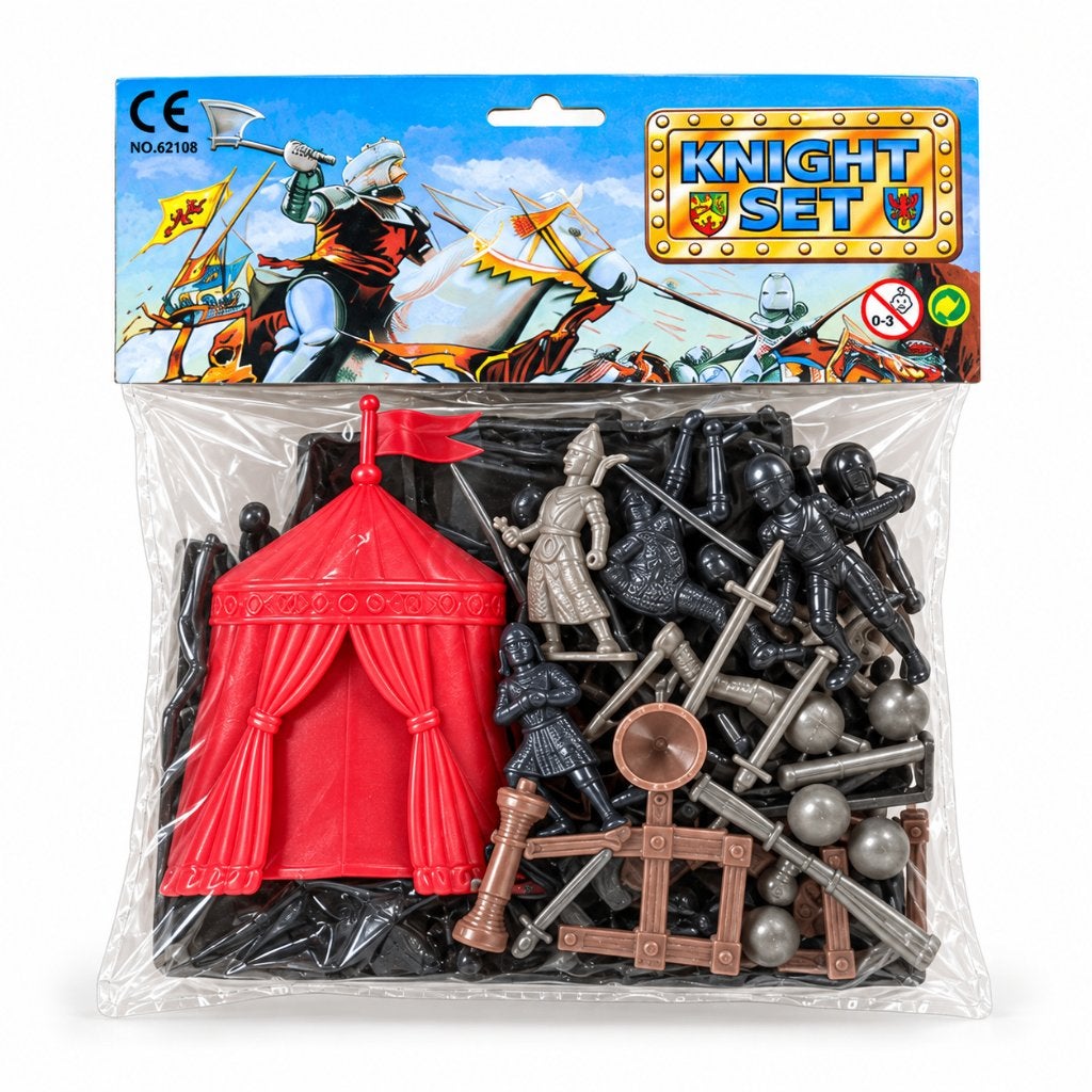Knight Set 6210B Ridder Speelset met Kasteel, Paarden & Acc., ., Overige typen, Nieuw, Ophalen of Verzenden