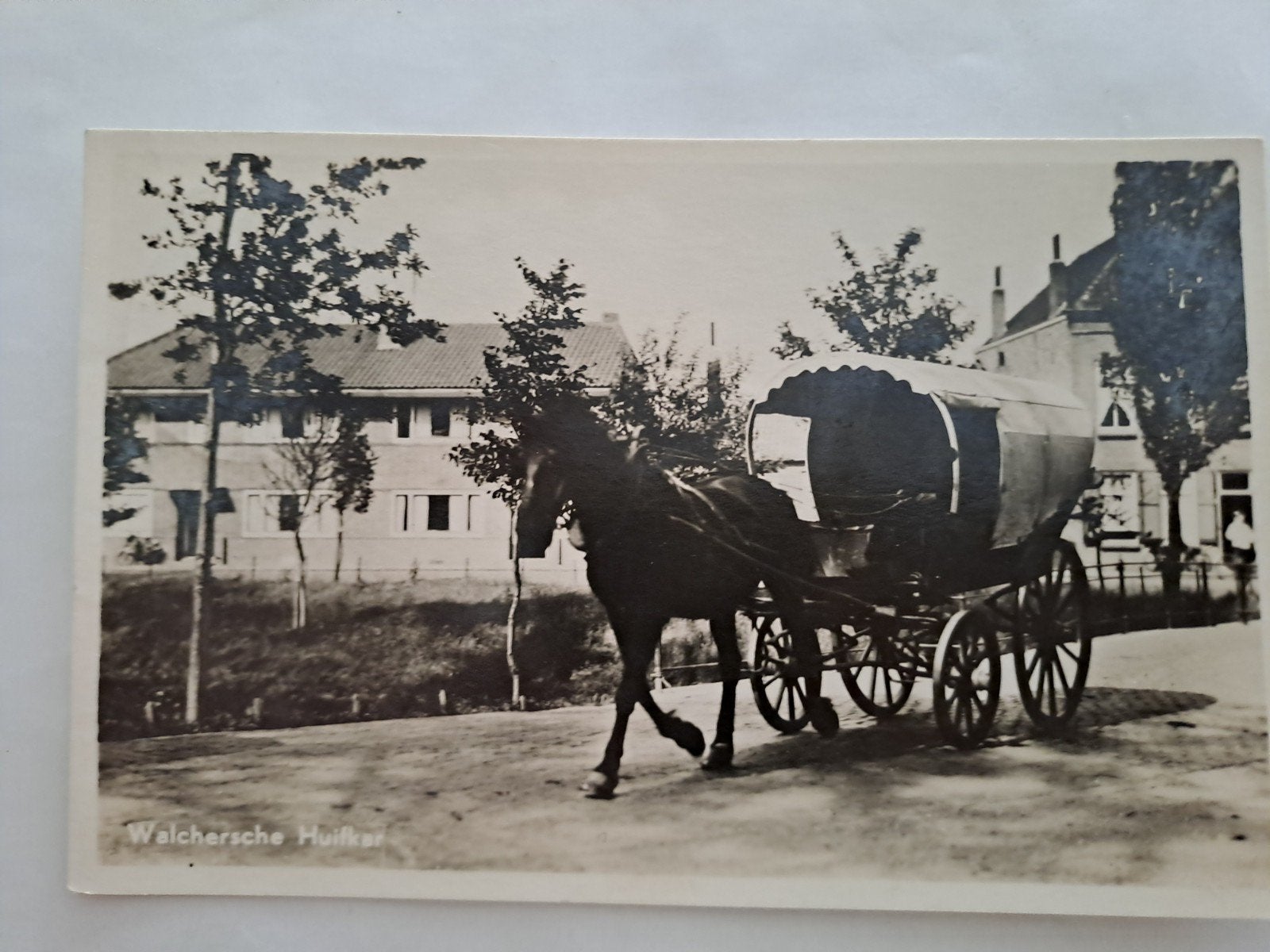 Walcheren fotokaart gelopen, Ophalen of Verzenden, 1920 tot 1940, Zeeland