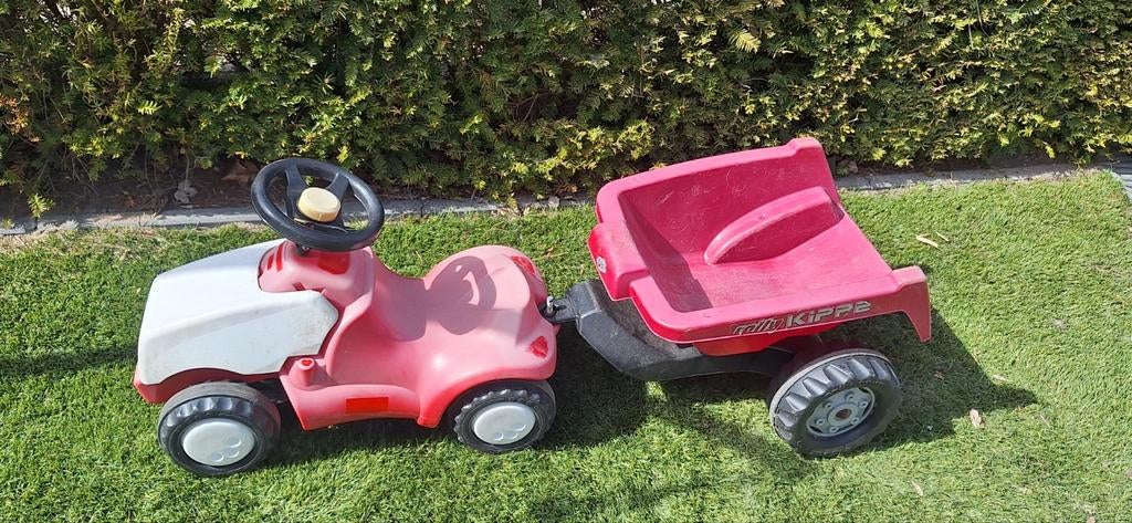 Rolly Toys looptractor met aanhanger - Gebruikt, Kinderen en Baby's, Speelgoed | Buiten | Voertuigen en Loopfietsen, Ophalen, Gebruikt