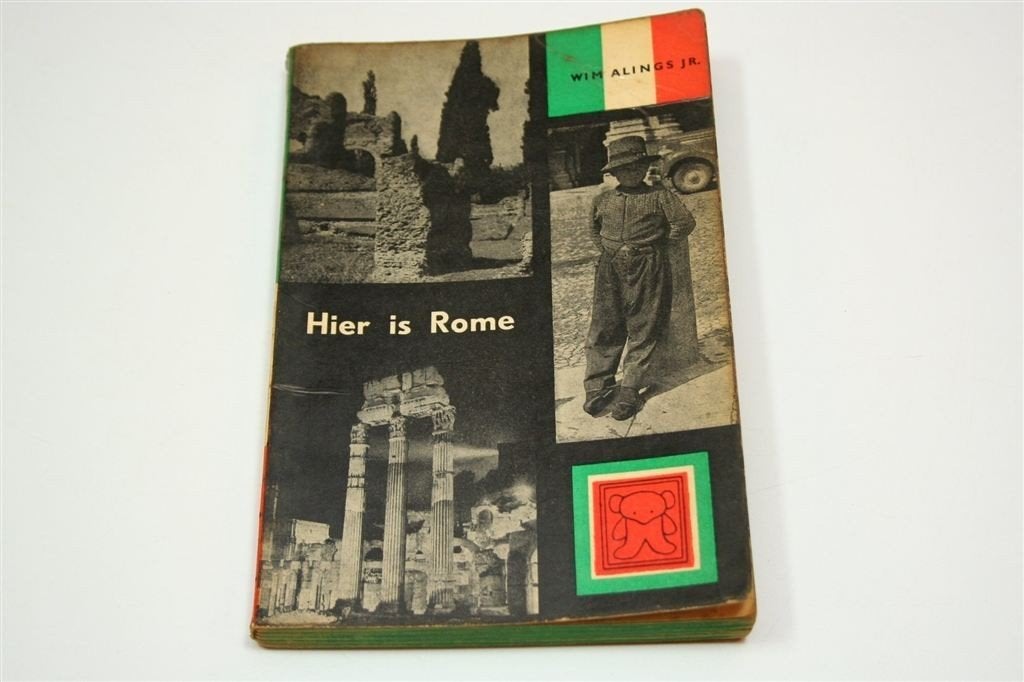 Hier is Rome — Vintage Reisgids Zwarte Beertjes [1957], Boeken, Reisgidsen, Europa, Ophalen of Verzenden, Reisgids of -boek, Gelezen