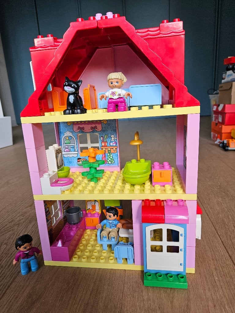 Lego Duplo Huis 10505, Overige thema's, Ophalen of Verzenden, Zo goed als nieuw, Compleet