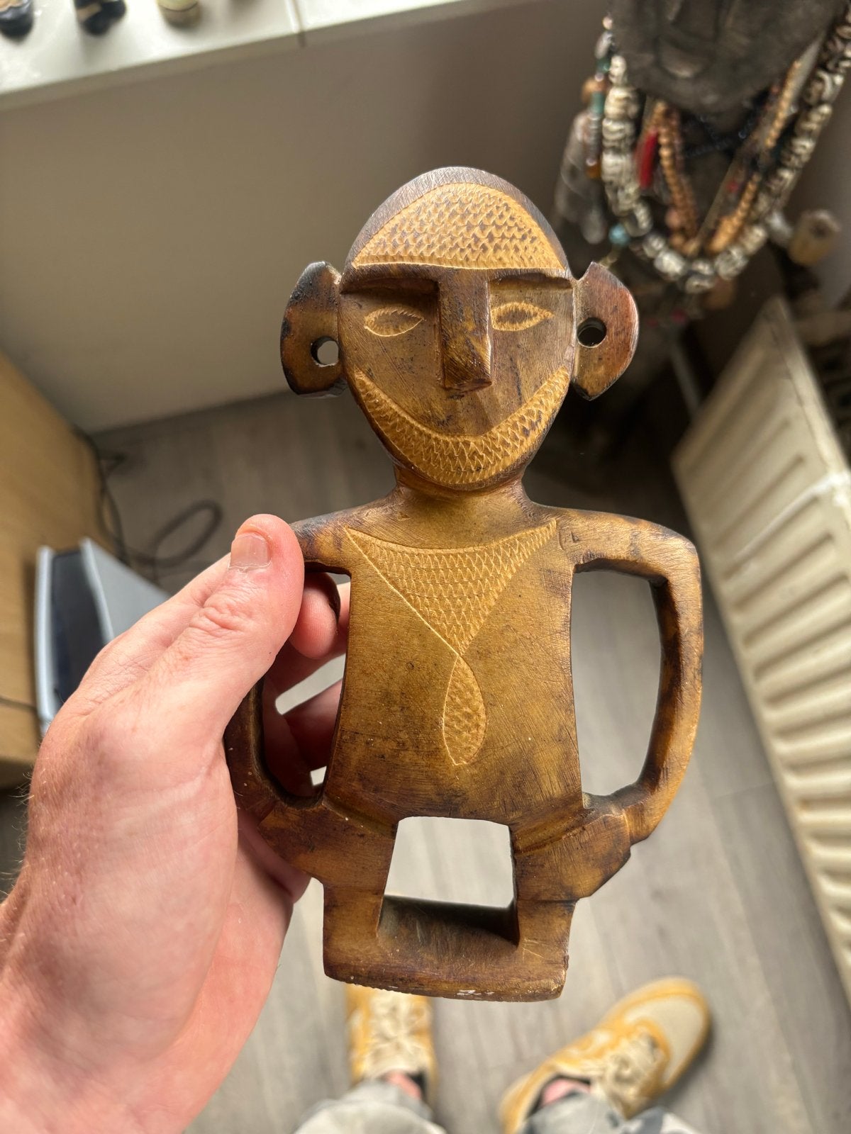 Uniek Speksteen Beeldje - Handgesneden Figuur, Antiek en Kunst, Kunst | Beelden en Houtsnijwerken, Ophalen, Overige onderwerpen