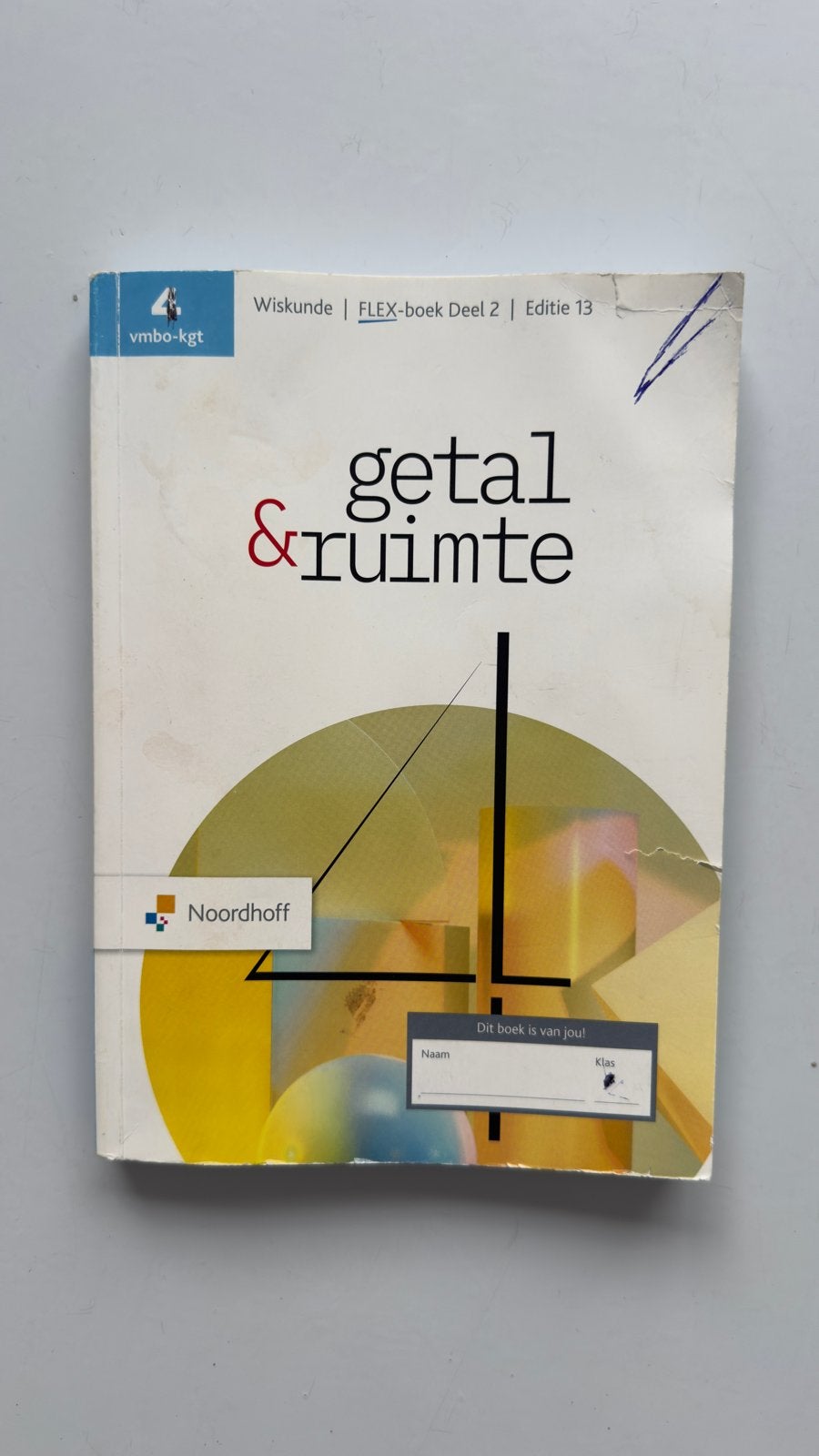 Wiskunde Getal & Ruimte vmbo-kgt deel 2 editie 13, Boeken, Ophalen of Verzenden, Gelezen, VMBO, Wiskunde A
