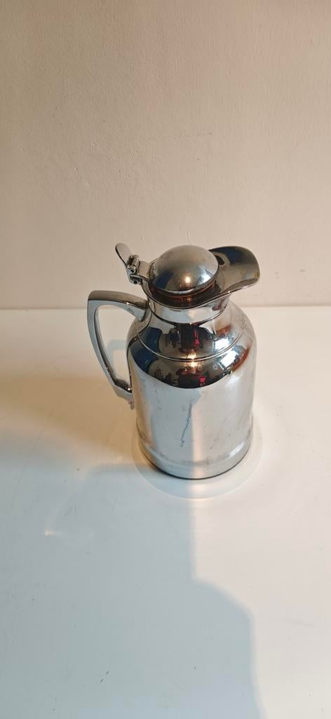 Vintage chromen thermoskan, Antiek en Kunst, Antiek | Keukenbenodigdheden, Ophalen of Verzenden