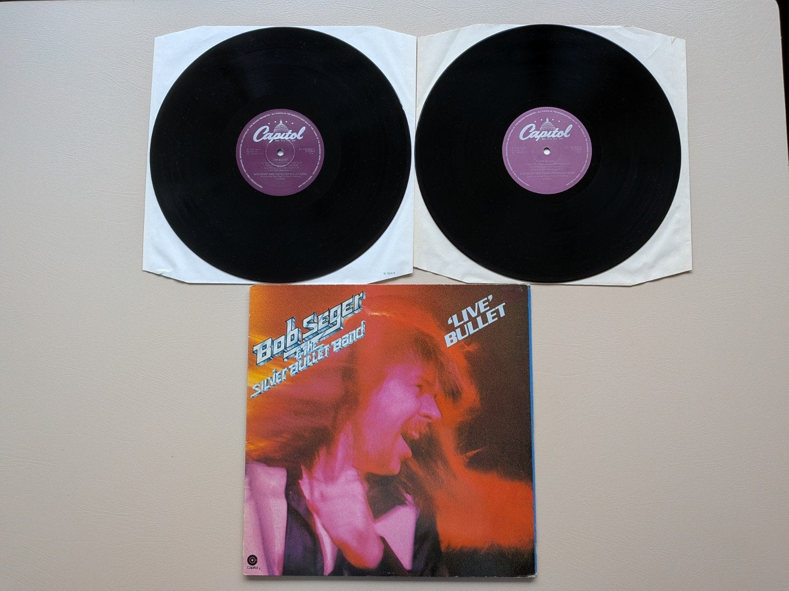 Bob Seger & The Silver Bullet Band - 'Live' Bullet LP, Cd's en Dvd's, Vinyl | Rock, Gebruikt, Verzenden, Dubbel-LP, Classic Rock