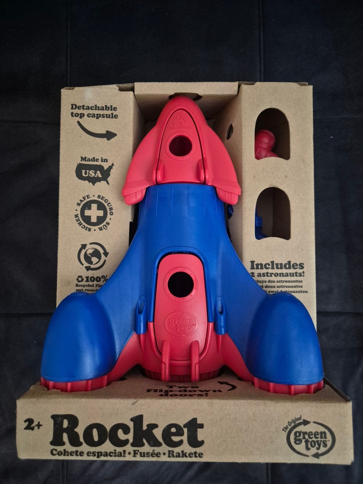 Green Toys Raket met 2 Astronauten - Duurzaam Speelgoed, Ophalen of Verzenden, Nieuw, Jongen of Meisje
