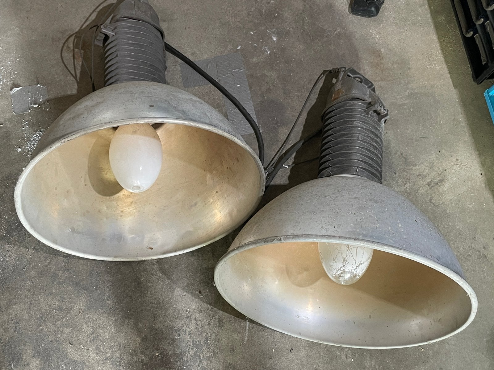 Industriele lampen, Huis en Inrichting, Lampen | Hanglampen, Ophalen, Zo goed als nieuw