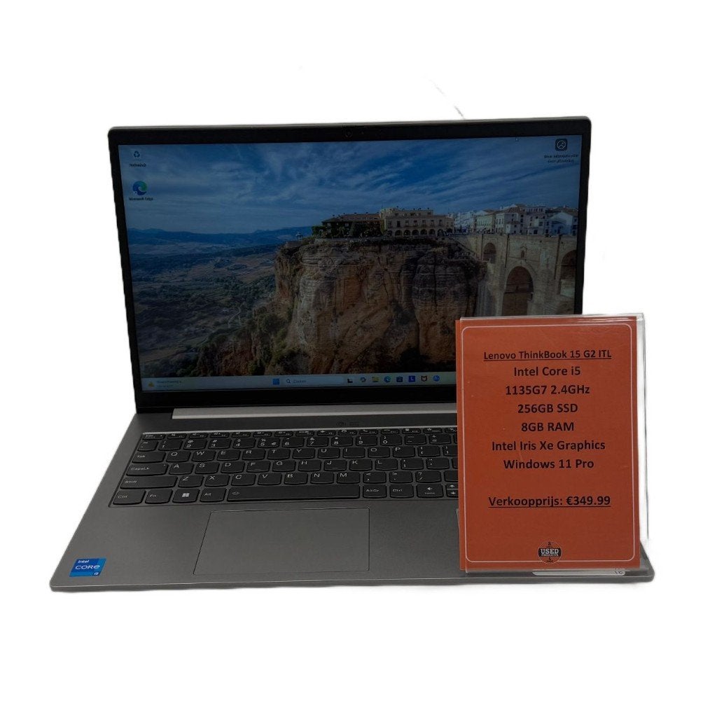 Lenovo ThinkBook 15 G2 ITL Laptop | i5-1135G7 256GB SSD 8GB, Computers en Software, Windows Laptops, 256 GB, Met videokaart, 2 tot 3 Ghz