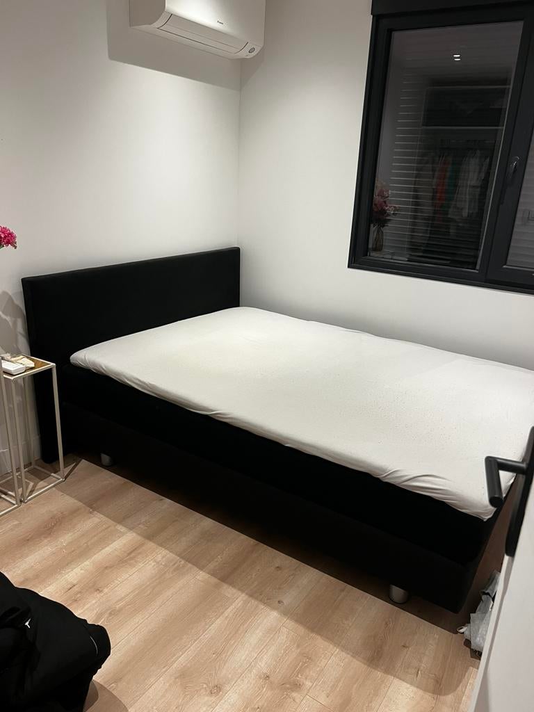 Boxspring 140x200, Ophalen, Zo goed als nieuw, Tweepersoons, 140 cm