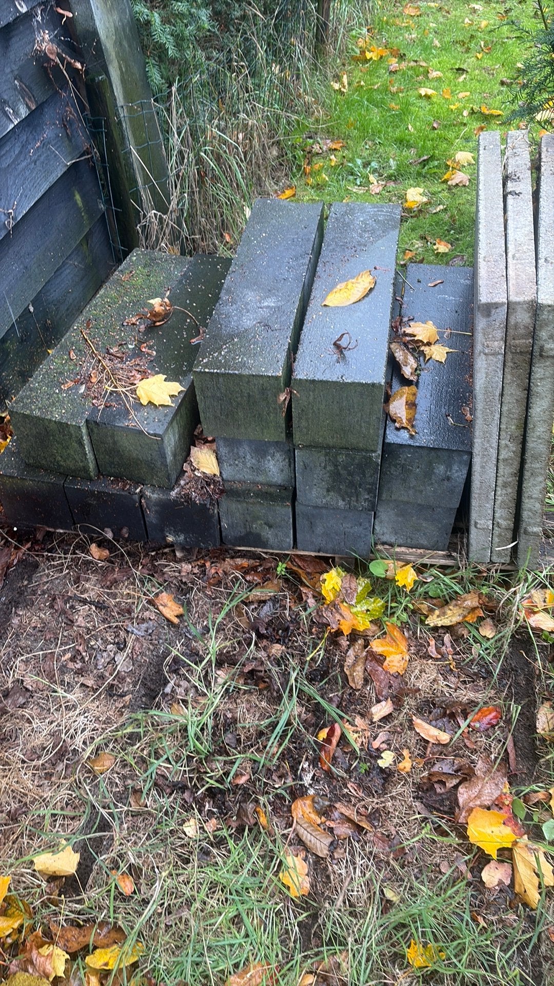 patio blokken stapelblokken, Ophalen, Minder dan 30 cm, Zo goed als nieuw, 60 tot 100 cm