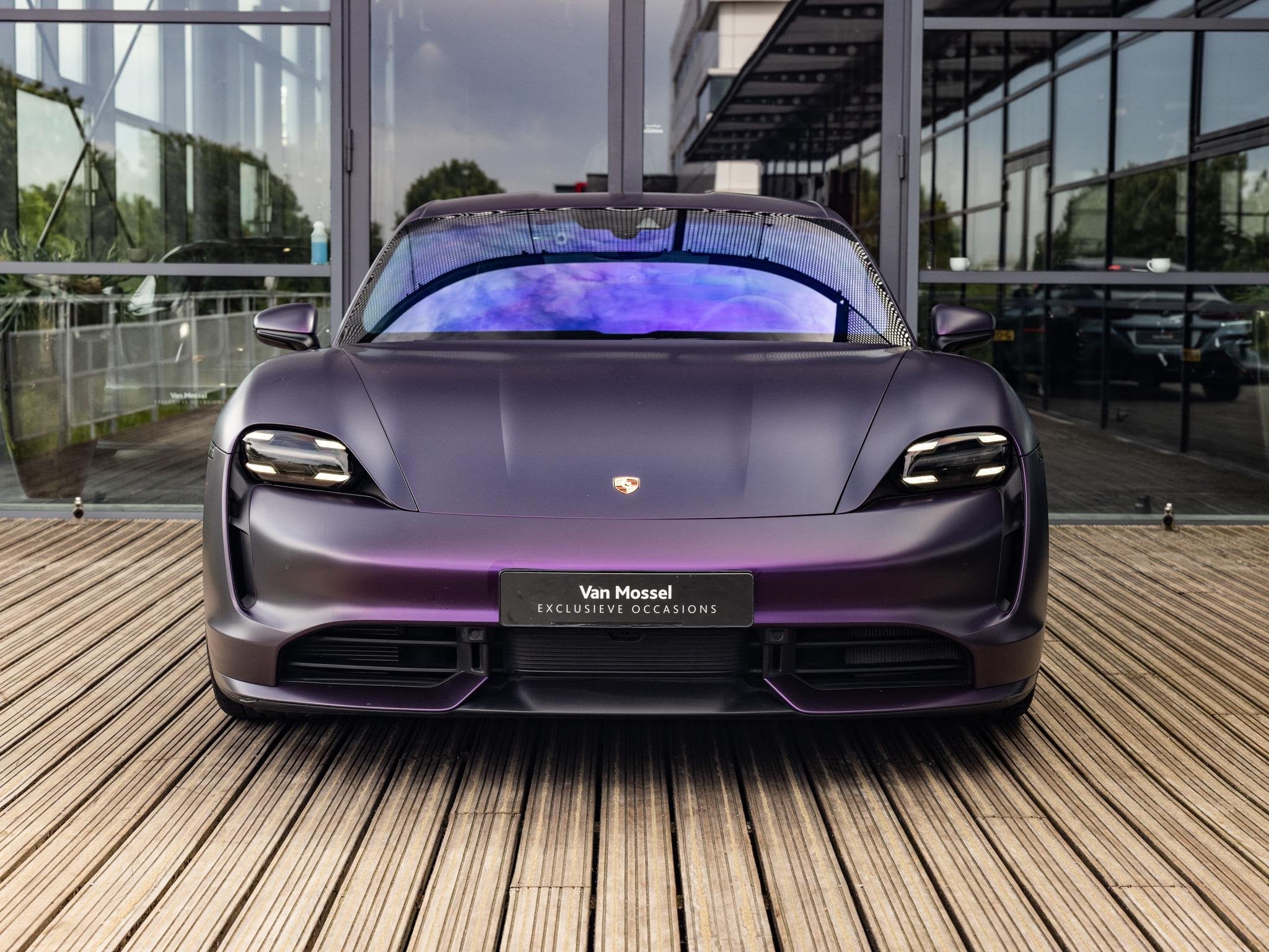 Porsche Taycan Turbo 93 kWh, Auto's, Porsche, 12 maanden, 93 kWh, Vierwielaandrijving, Blauw