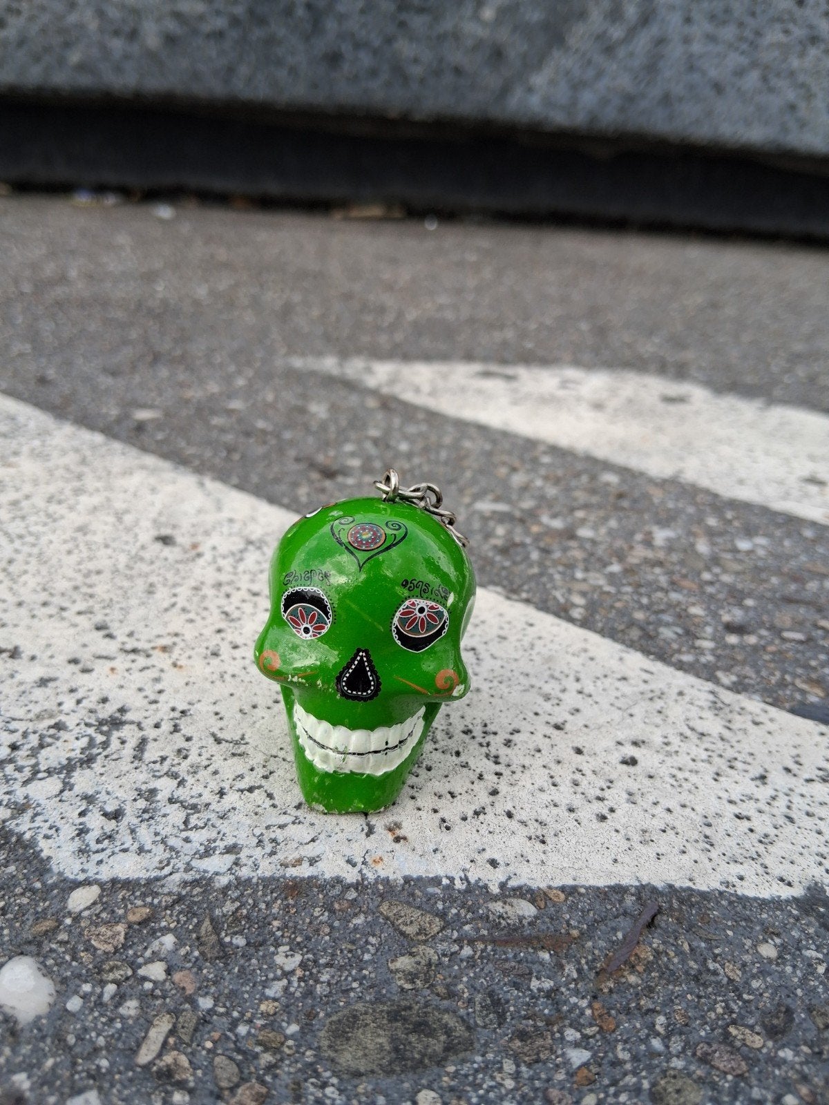 Mexicaanse calavera schedeltje, Ophalen, Gebruikt