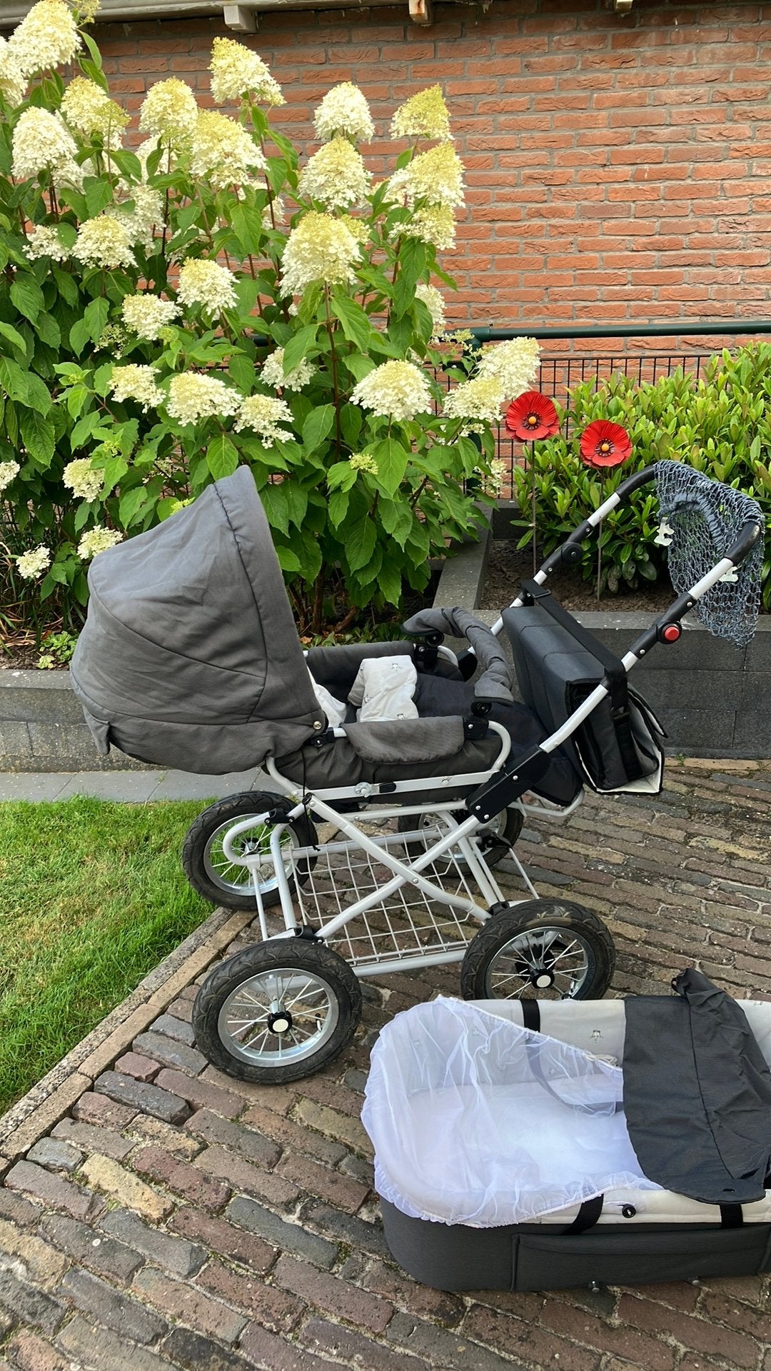 Mutsy kinder combi wagen, Ophalen, Gebruikt, Verstelbare duwstang, Combiwagen
