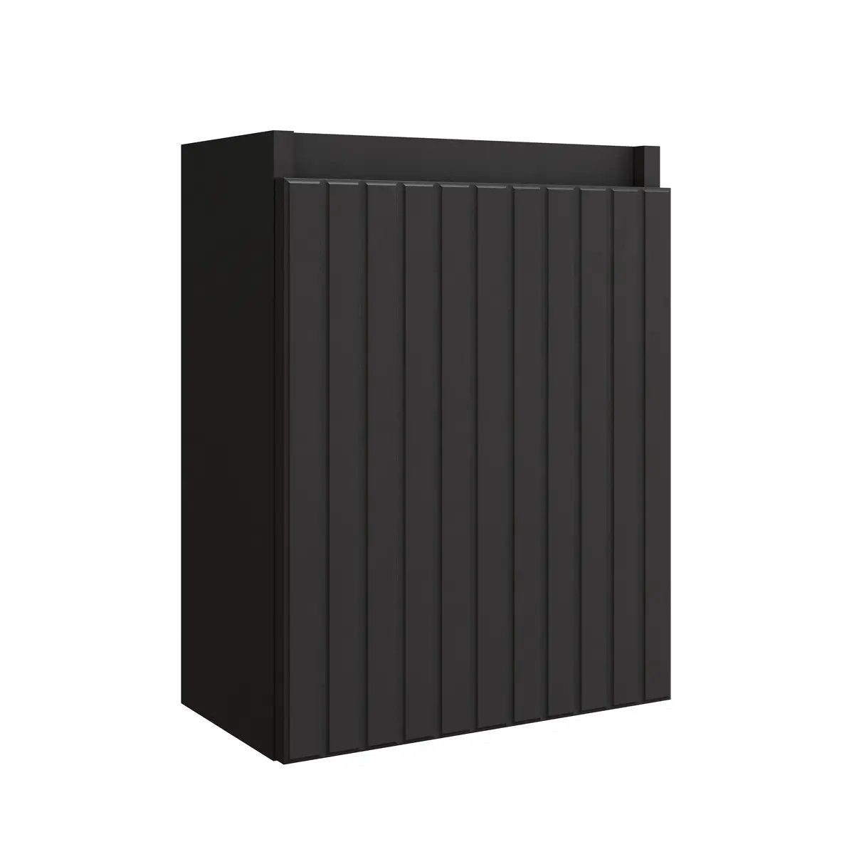 Zwarte toiletmeubel - enkel het kastje, Huis en Inrichting, Badkamer | Badkamermeubels, Ophalen, Minder dan 50 cm, Nieuw, Minder dan 100 cm
