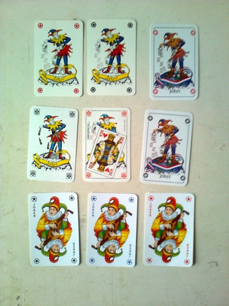 9 jokers R 13 v verzenden  €1,50, Verzamelen, Ophalen of Verzenden, Zo goed als nieuw, Joker(s)