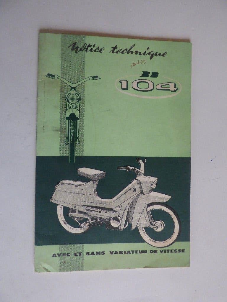 PEUGEOT BB104 WERKPLAATSHANDLEIDING, Ophalen of Verzenden