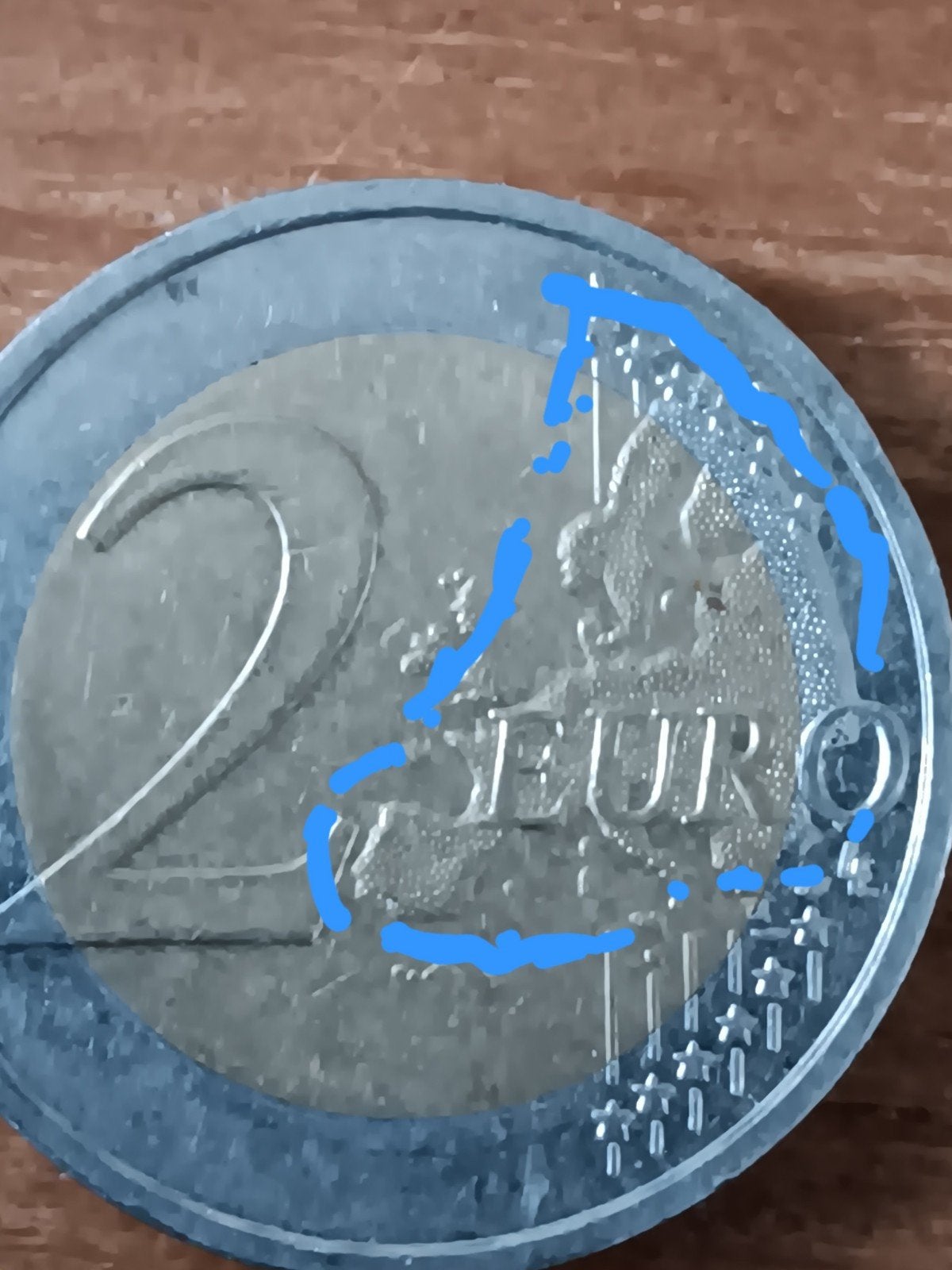 misdruk twee euro munt duitsland, Ophalen of Verzenden, Duitsland, 2 euro