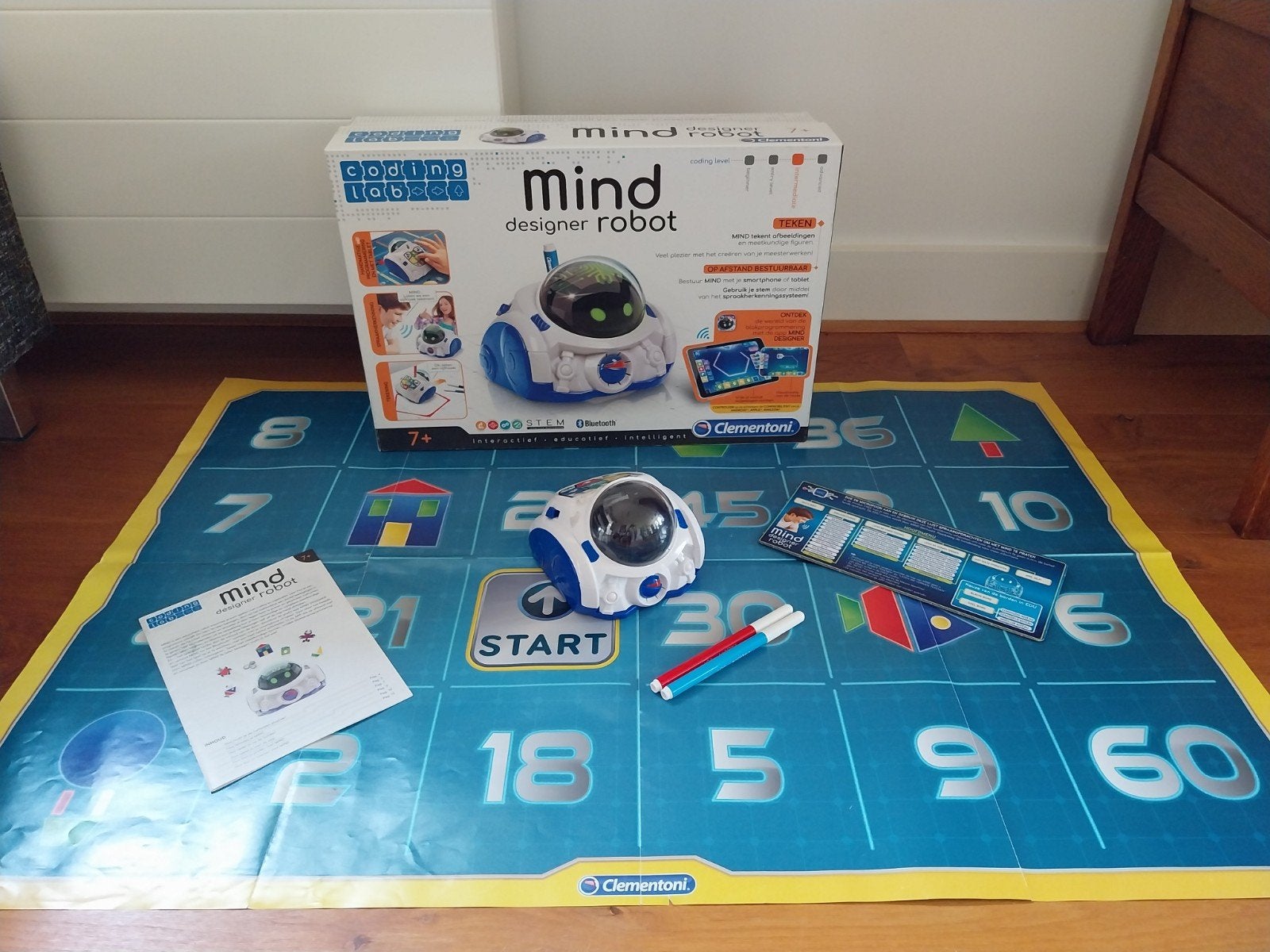 Clementoni Mind Designer Robot - Zo goed als nieuw, Kinderen en Baby's, Speelgoed | Educatief en Creatief, Ophalen, Zo goed als nieuw