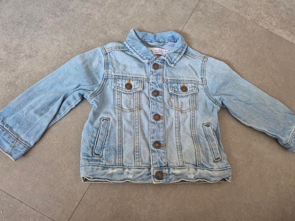 Spijkerjas maat 80 Zara, Jongetje of Meisje, Ophalen of Verzenden, Zo goed als nieuw, Zara