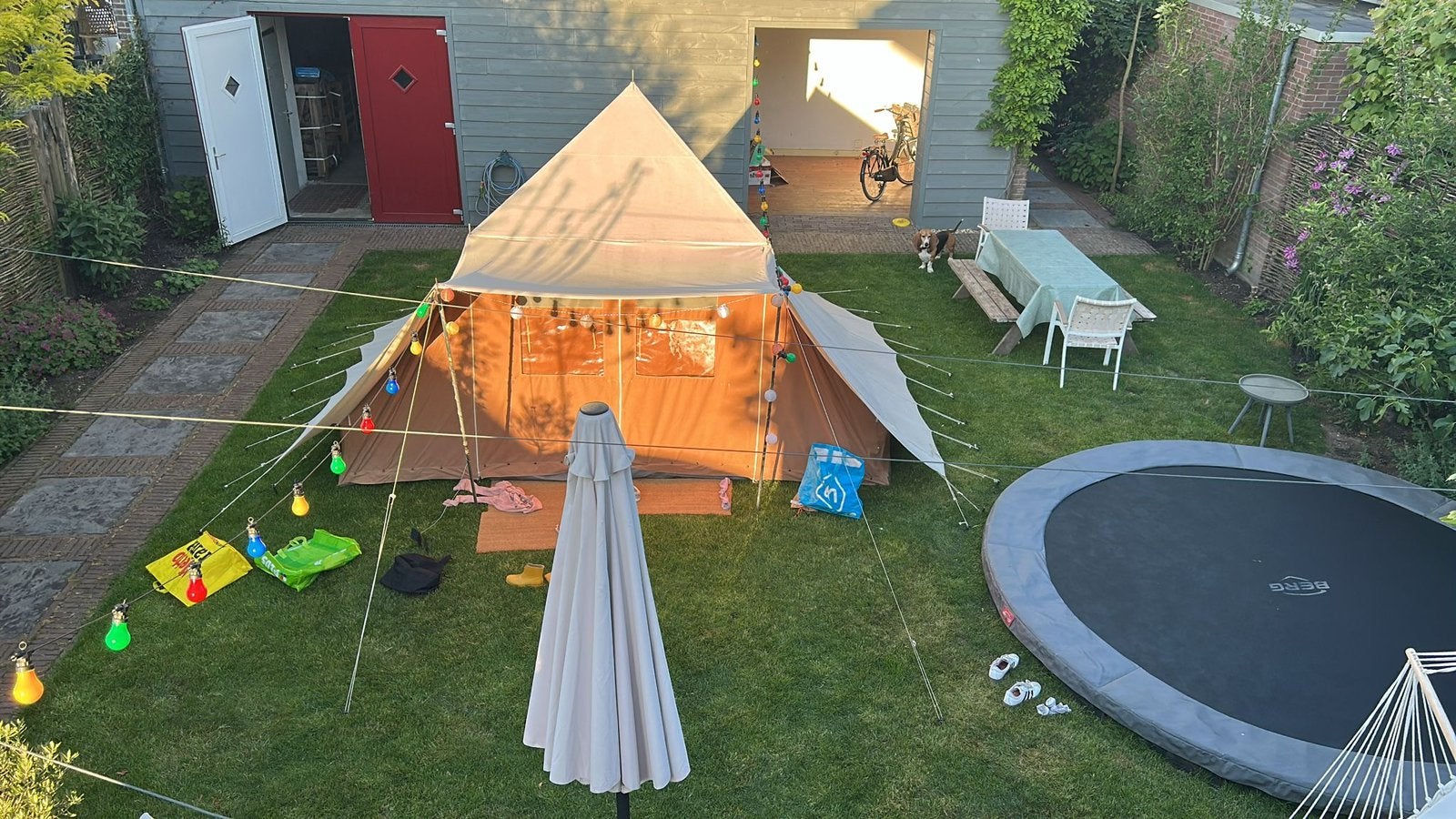 Vintage De Waard Albatros tent eind ‘60/begin ‘70, Ophalen, Gebruikt, Tot en met 4