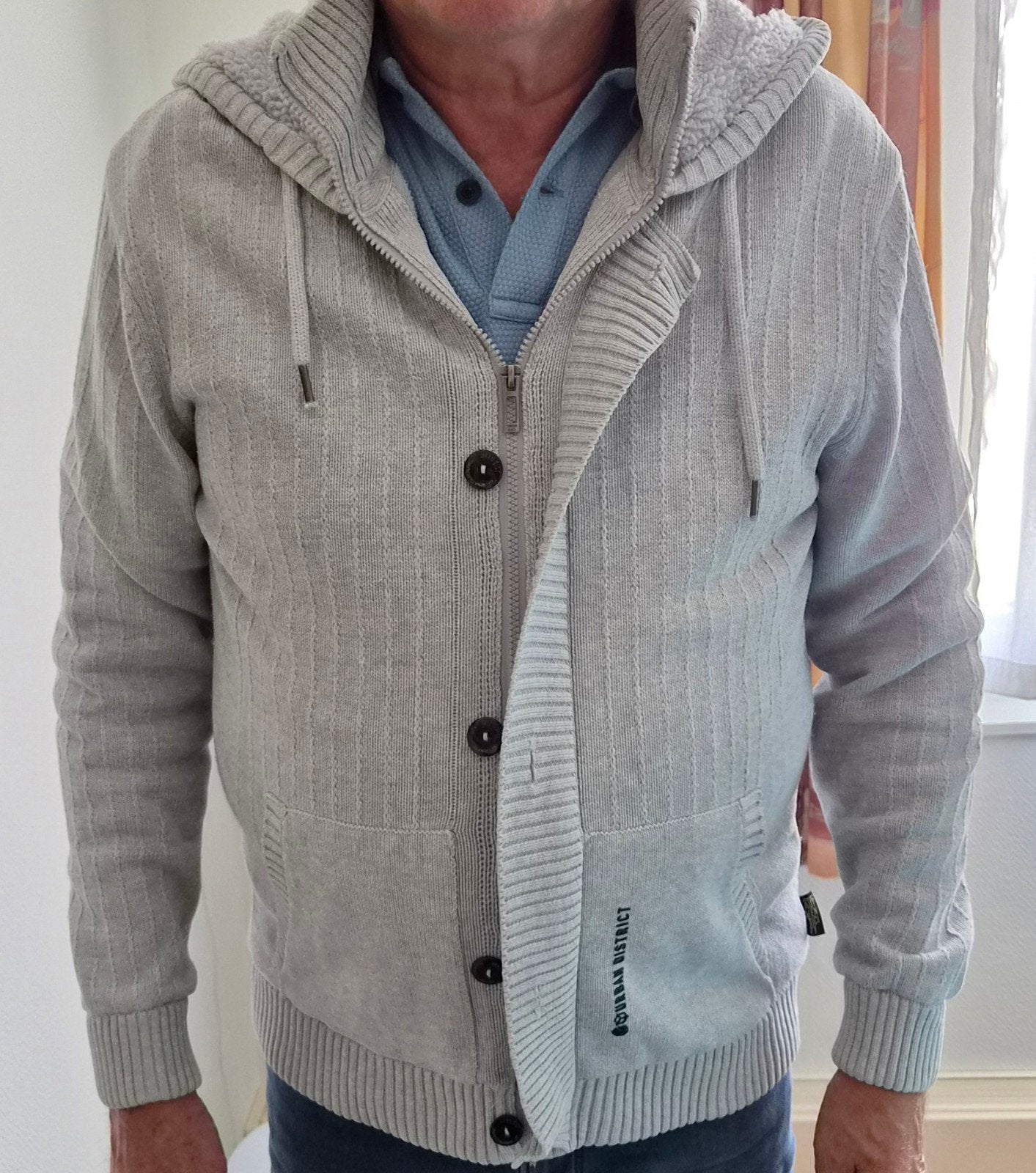 Mooi warm vest met capuchon, Kleding | Heren, Maat 52/54 (L), Angelo Litrico, Ophalen of Verzenden, Zo goed als nieuw