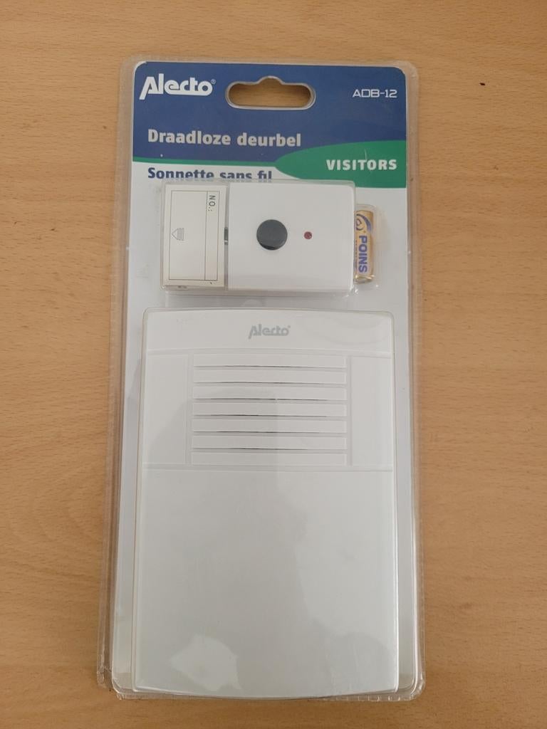 Alecto draadloze deurbel ADB-12, Draadloos, Nieuw, ..., Ophalen of Verzenden