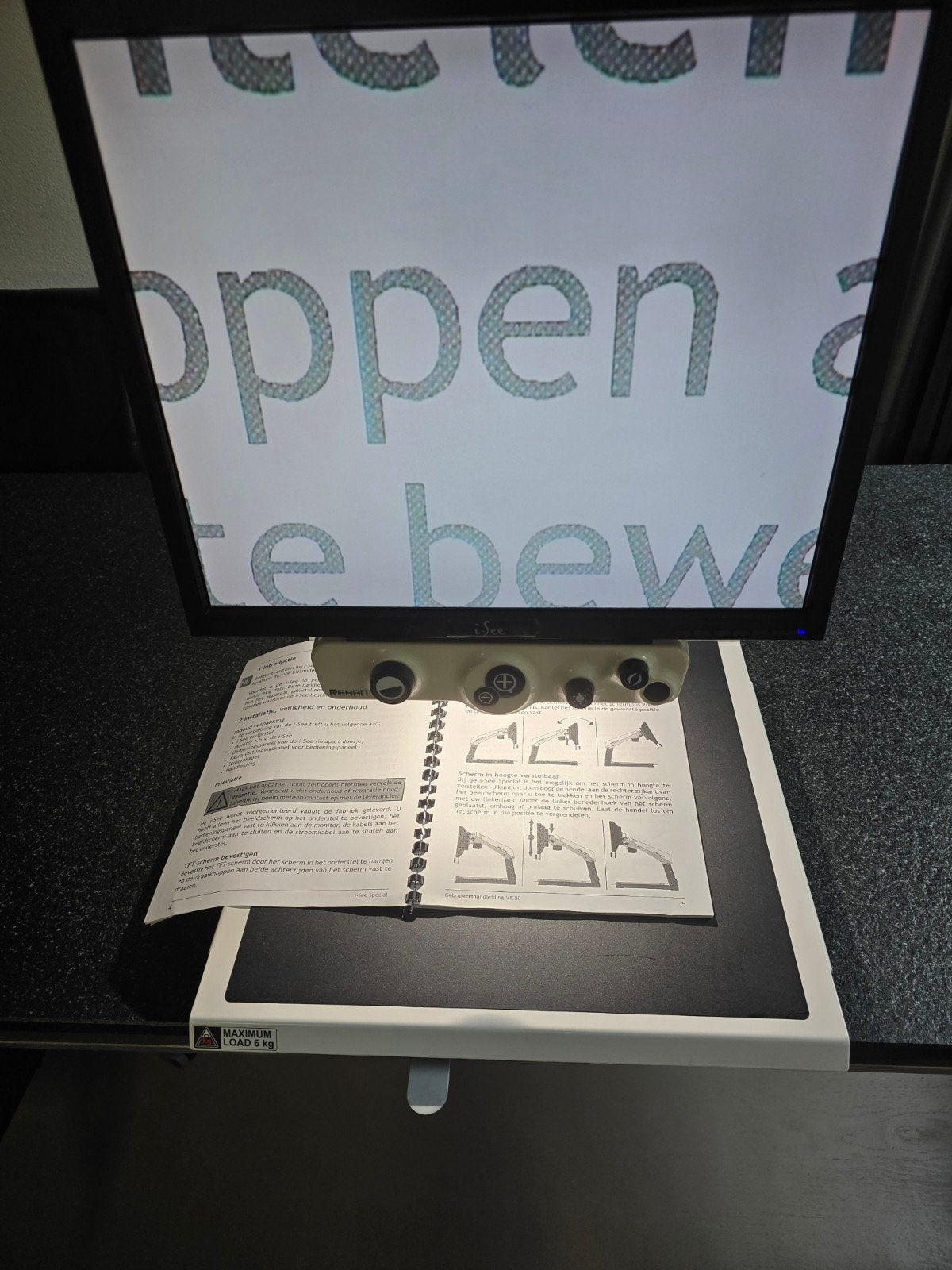 Digitale kleuren microscoop met kruistafel, Ophalen, Zo goed als nieuw