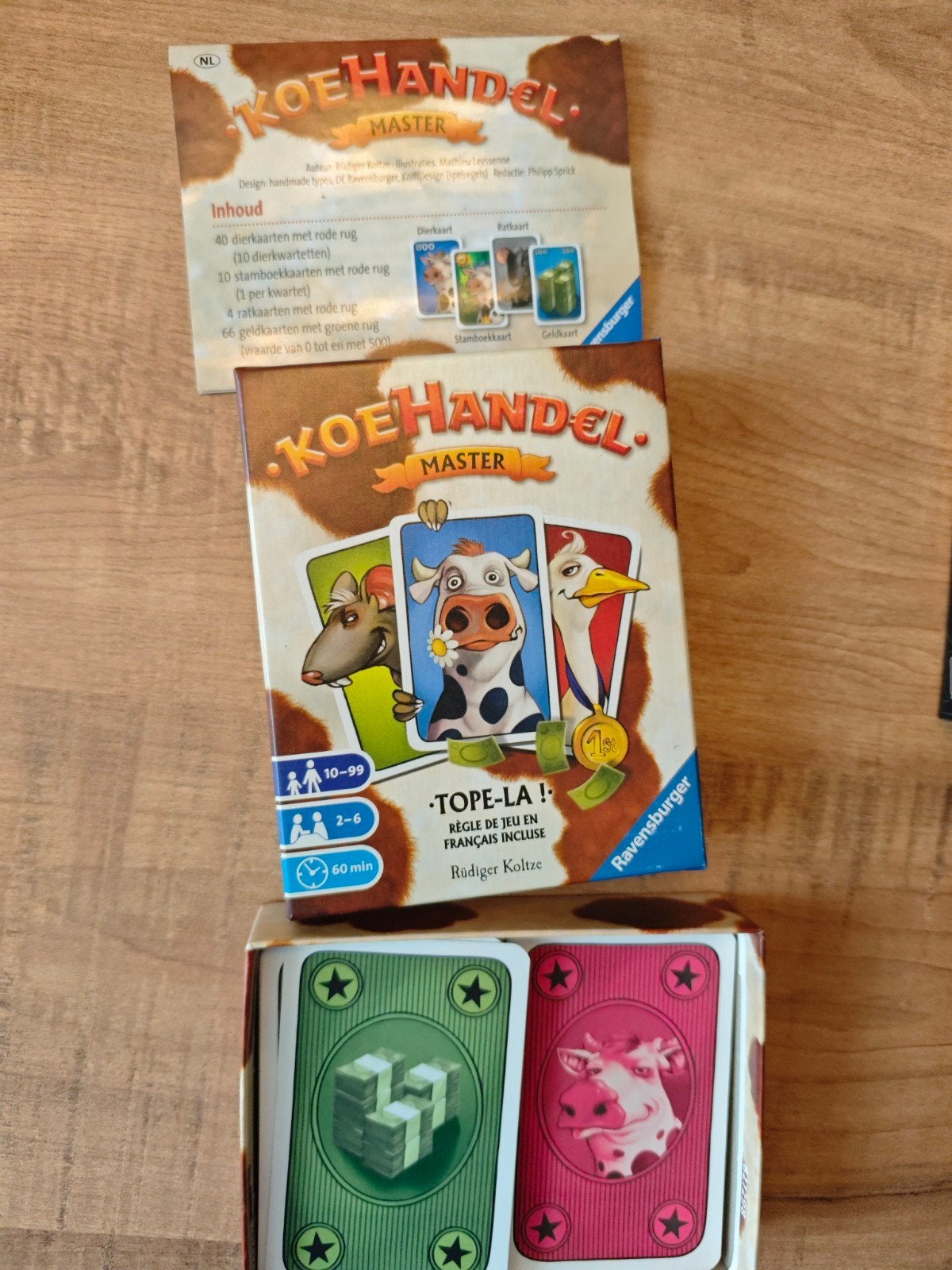 Koehandel Master - Ravensburger Kaartspel, Vijf spelers of meer, Ophalen of Verzenden, Gebruikt, Ravensburger