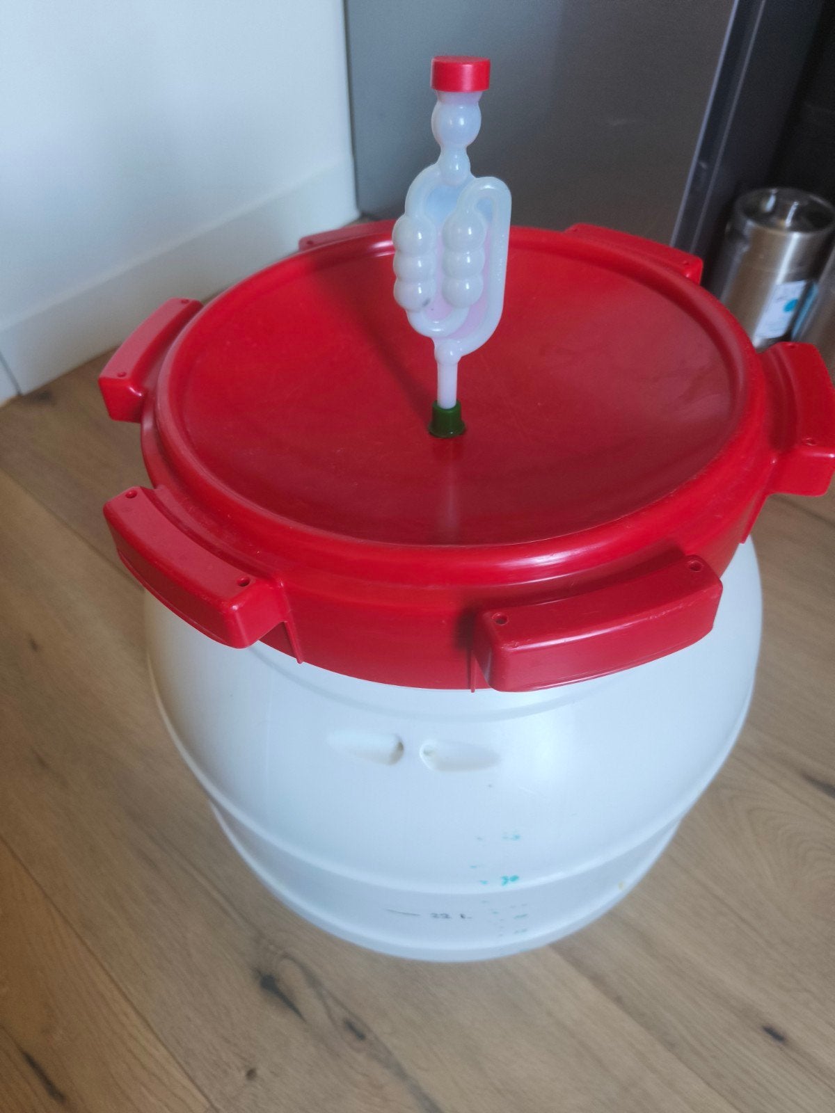 Gistvat bier met isolatiemantel - 30 liter, Hobby en Vrije tijd, Ophalen