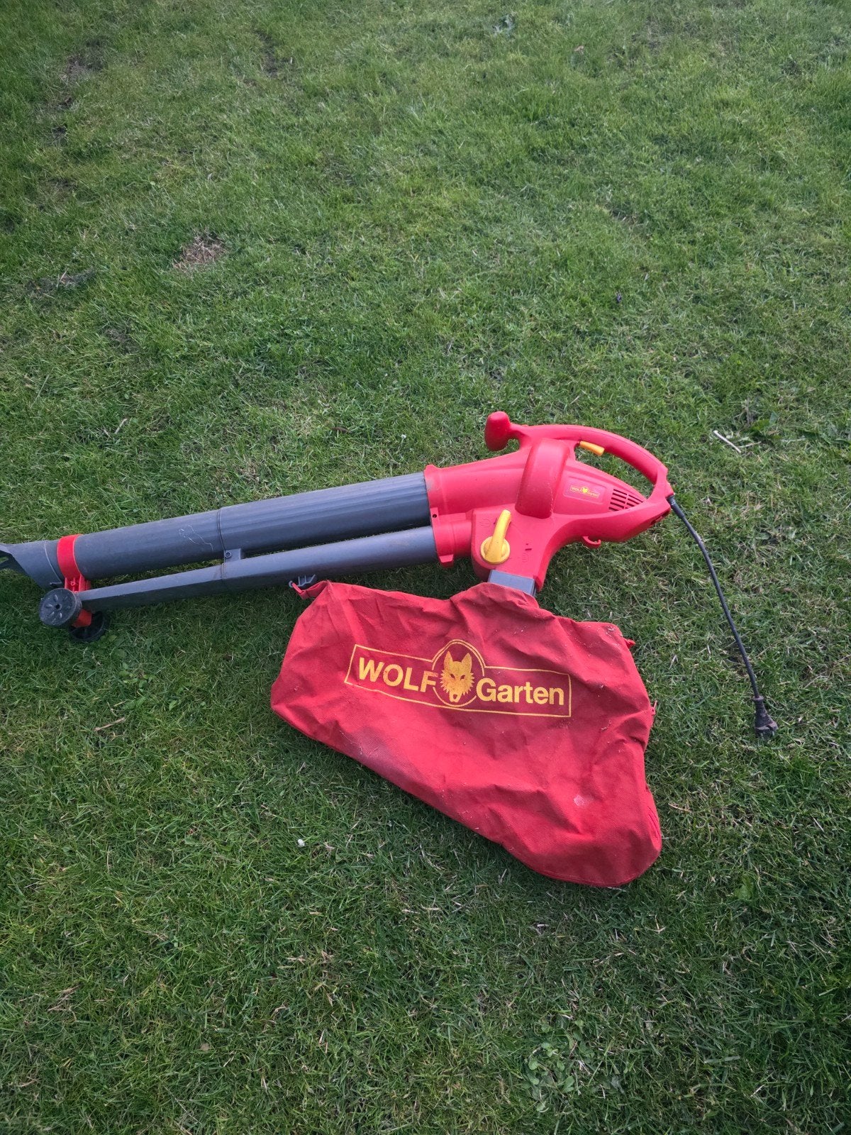 Wolfgarten bladblazer/zuiger, Tuin en Terras, Ophalen of Verzenden, Elektrisch, Met opvangzak