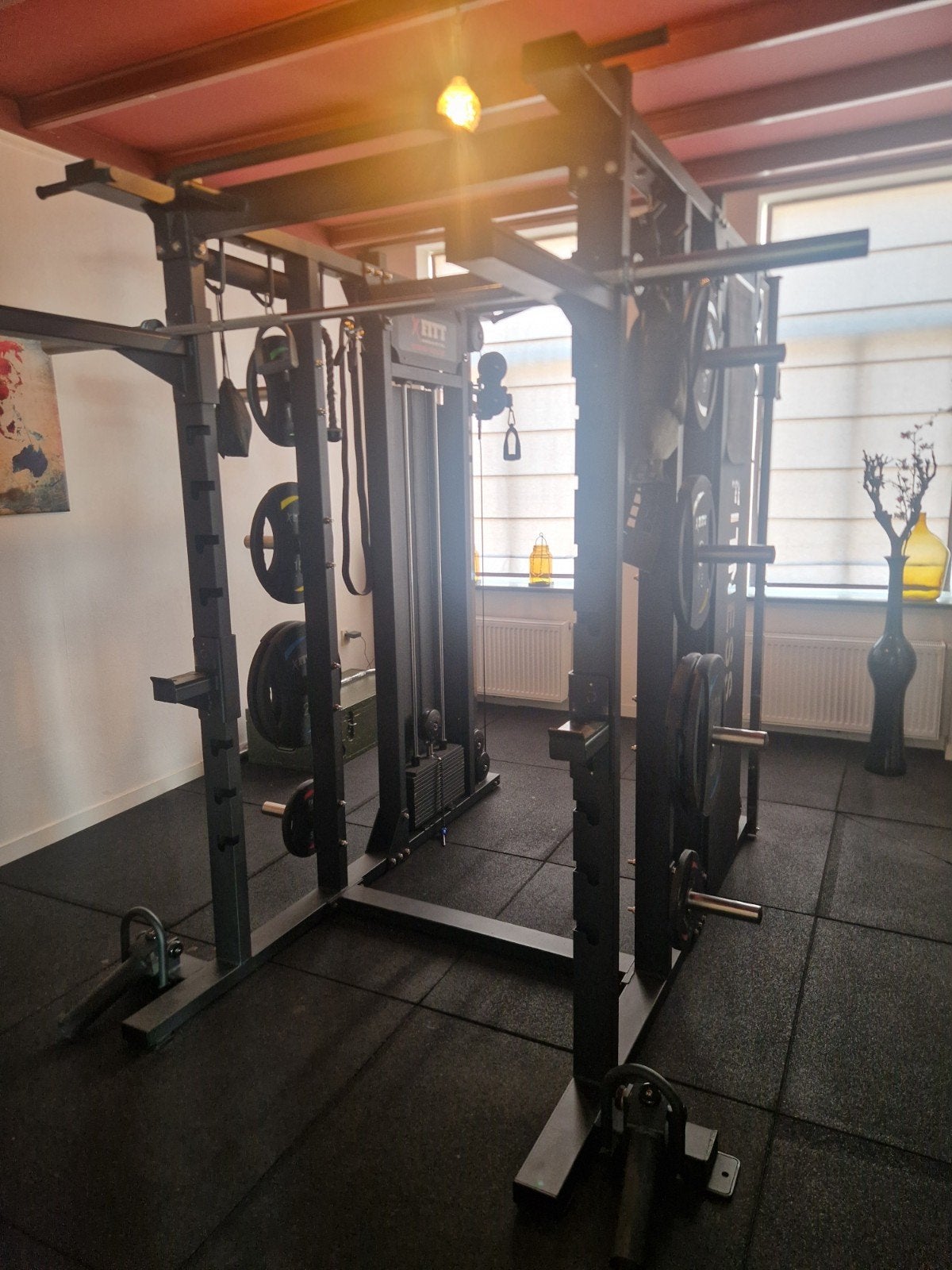 Krachtstation met Cables - XFITT Fitness Supplies, Ophalen, Zo goed als nieuw, Benen, Krachtstation