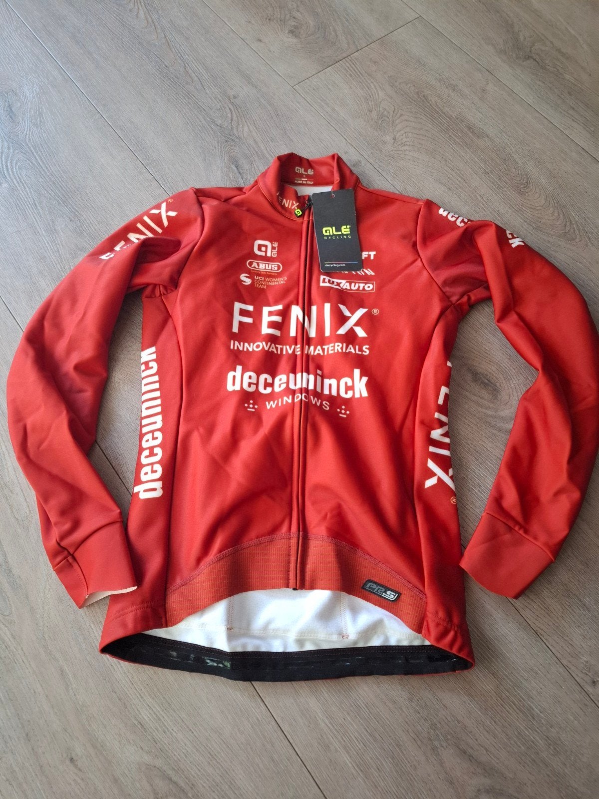 Fenix deceuninck wielerjack nieuw maat s dames