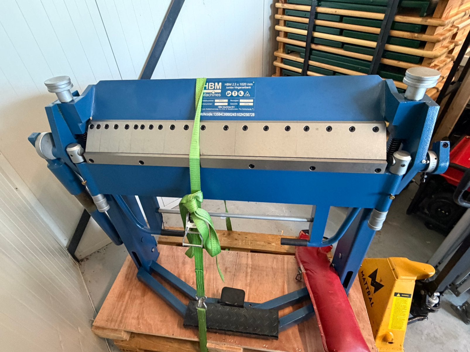 HBM 2,5 x1020 mm Vingerzetbank nieuw Tekoop zetbank kantbank, Ophalen, Nieuw
