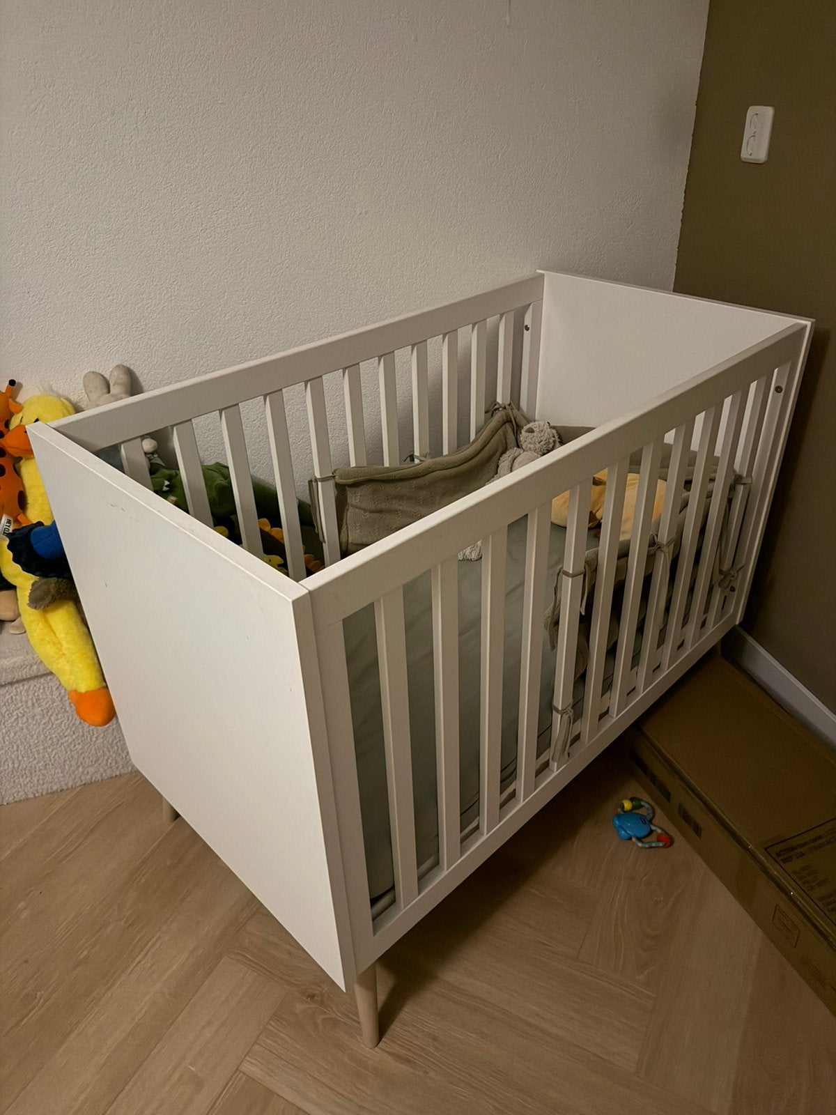 Babybed met matras 60x120 (zeer goede staat), Ophalen, Zo goed als nieuw, Ledikant