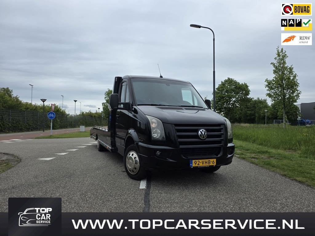 Volkswagen Crafter 46 2.5 TDI L3 DC Oprijwagen, Auto's, Bestelauto's, Gebruikt, Volkswagen, Origineel Nederlands, Bedrijf