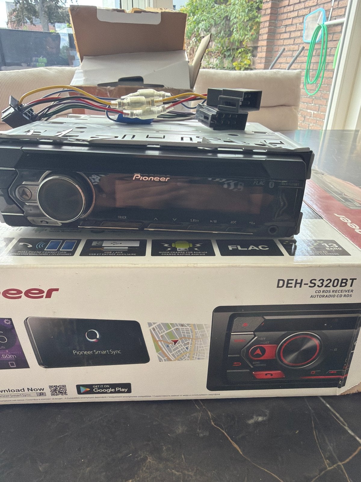 Pioneer DEH-S320BT Autoradio CD RDS - Goede staat, Ophalen of Verzenden, Gebruikt
