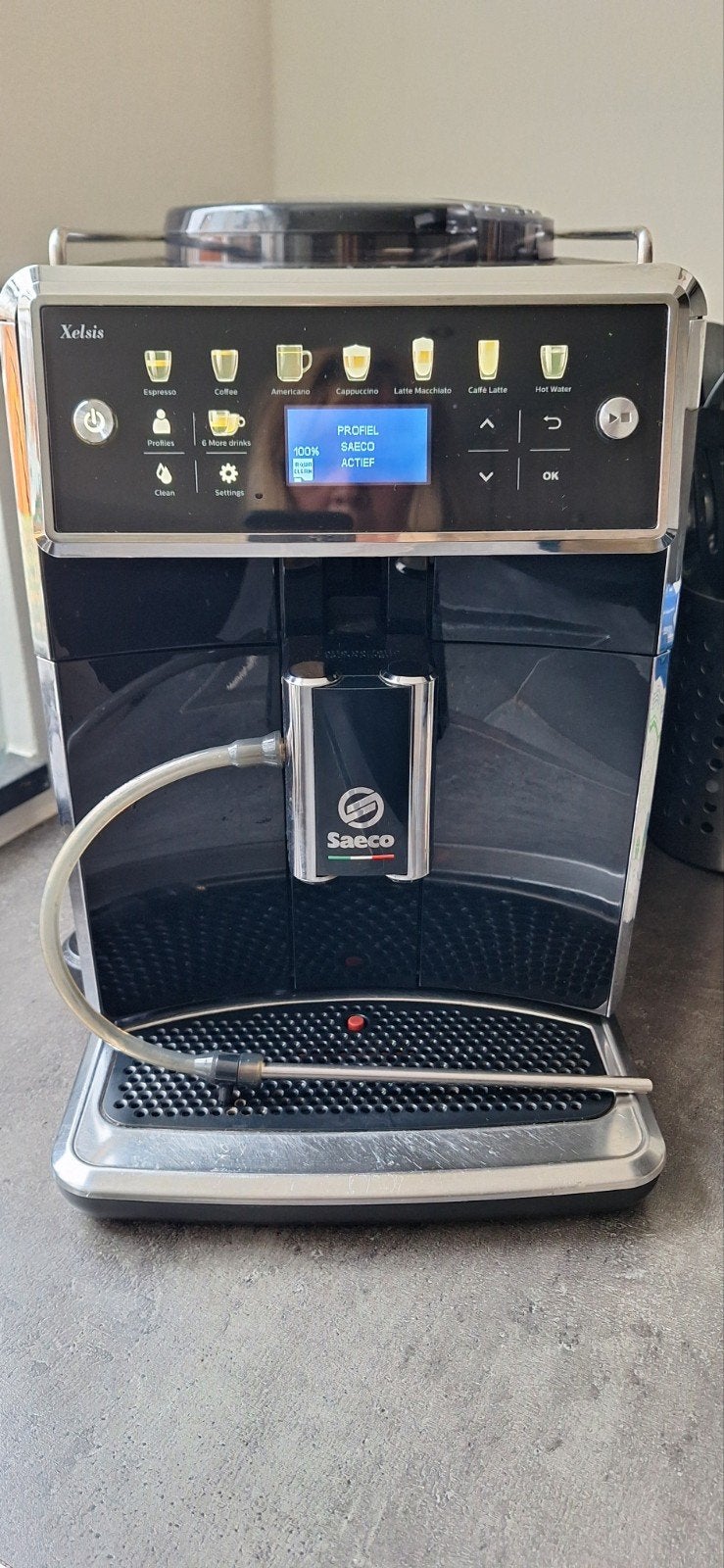 Saeco volautomatische espressomachine - prima koffie, Ophalen, Afneembaar waterreservoir, Gebruikt, Espresso apparaat
