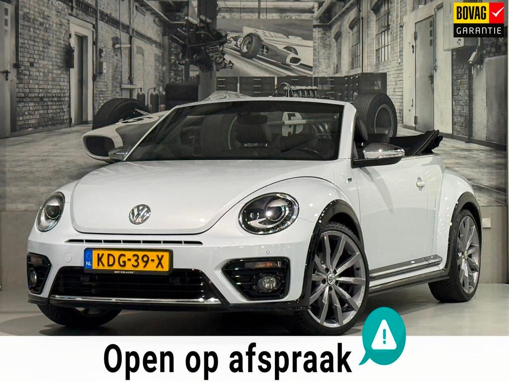 Volkswagen Beetle Cabriolet 2.0 TSI R-Line Edition Automaat, Gebruikt, 4 cilinders, 4 stoelen, Wit