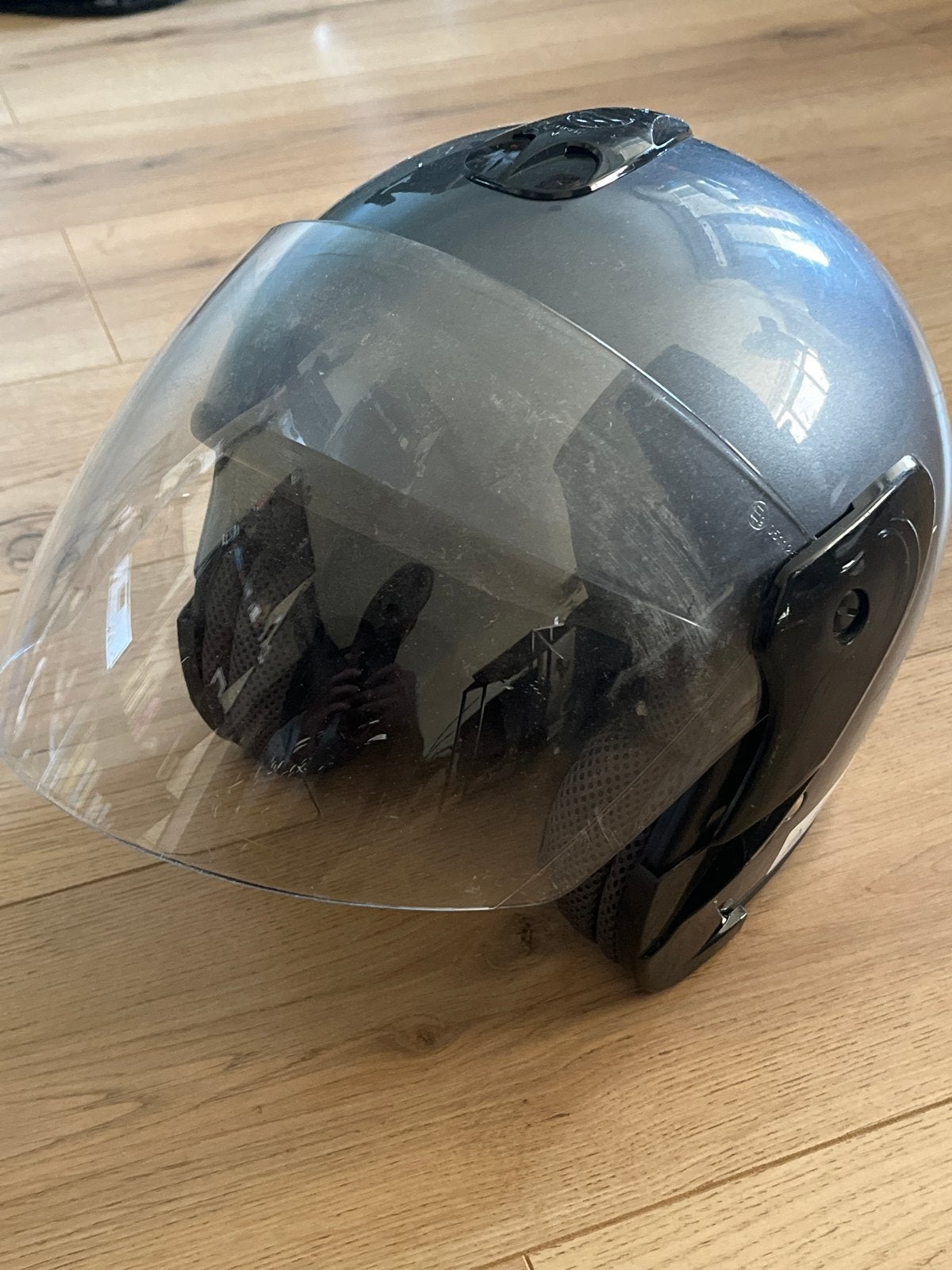 B-SQUARE Scooterhelm - Maat S (55-56), Ophalen of Verzenden, Gebruikt, Small