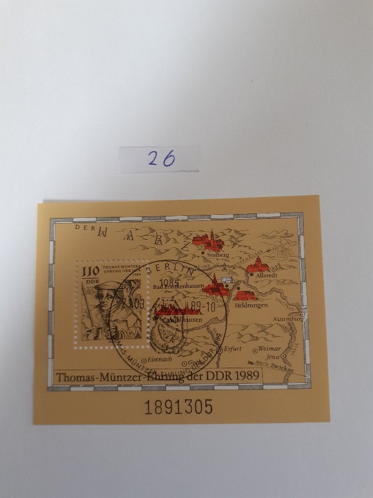 DDR, Verzenden, Overige landen, Gestempeld