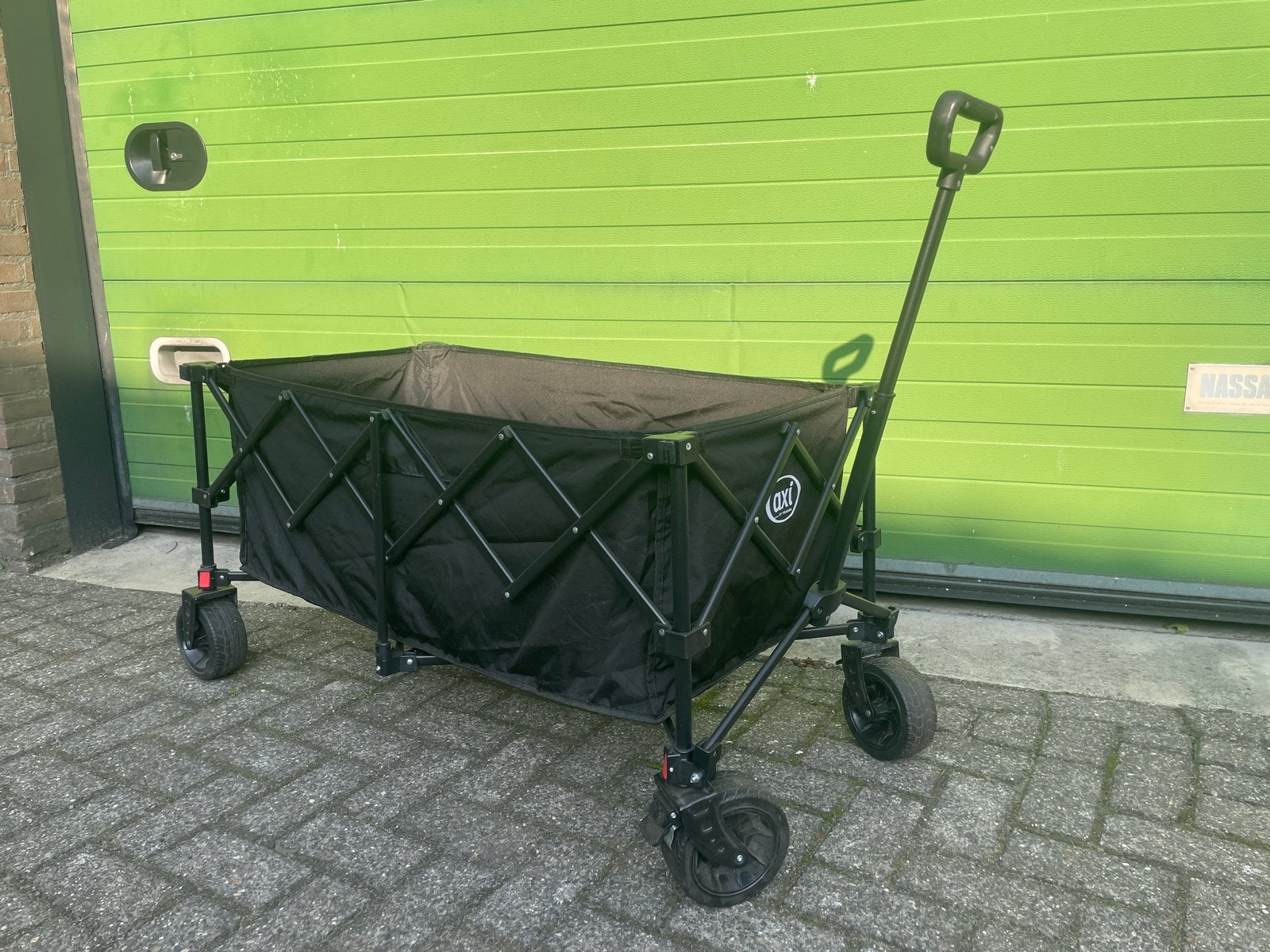 Opvouwbare bolderkar zo goed als nieuw !, Ophalen, Opvouwbaar, Zo goed als nieuw