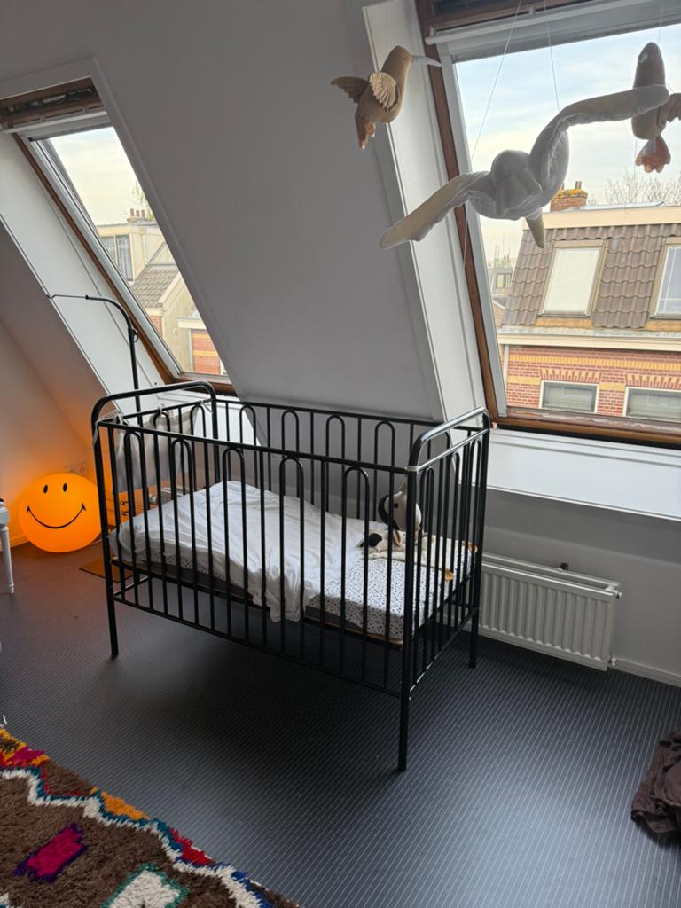 Polini Kids Ledikant met IKEA HIMLAVALV Matras, Kinderen en Baby's, Babywiegjes en Ledikanten, Gebruikt, Ledikant, Ophalen