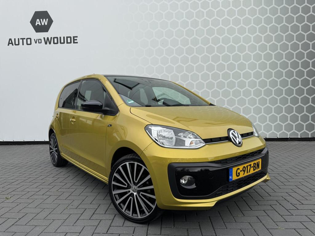 Volkswagen 1.0 BMT high up! R-line Stoelverwarming 2019 NAP, Auto's, Volkswagen, Voorwielaandrijving, Stof, Gebruikt, 23 km/l