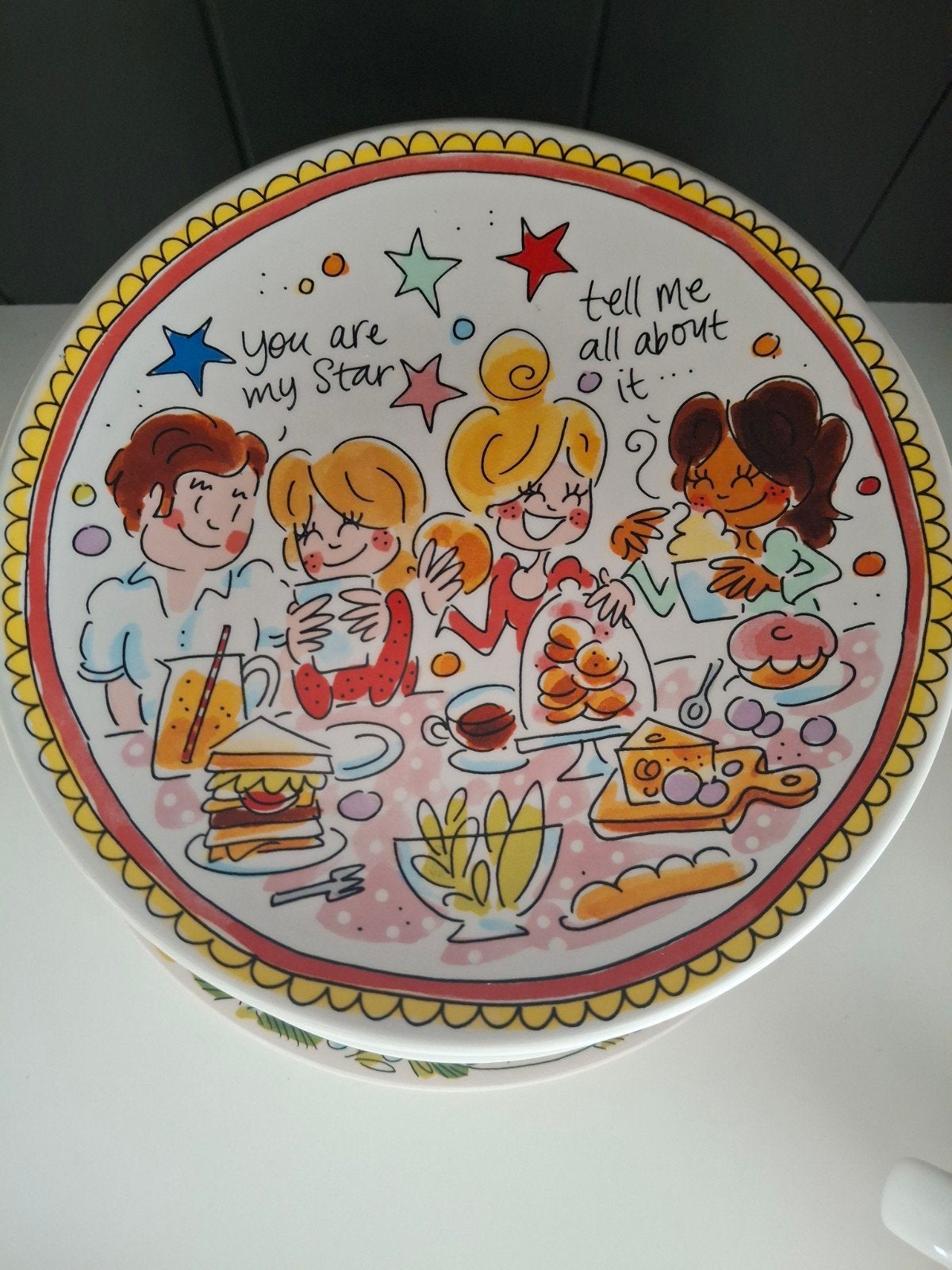 Nieuw Blond Amsterdam bord 22cm - 'You are my Star', Huis en Inrichting, Keuken | Servies, Ophalen, Keramiek, Nieuw, Bord(en)