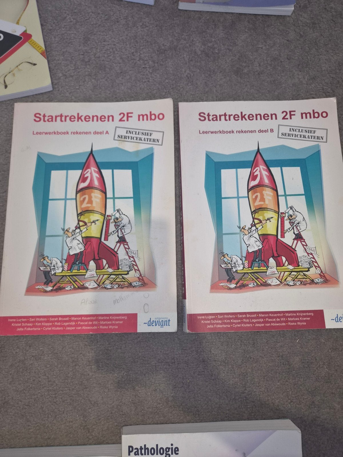 Startrekenen 2F mbo - Deel A en B, Ophalen of Verzenden, Zo goed als nieuw, MBO, Irene Lugten, San Wolters, Sarah Brusell e.a.