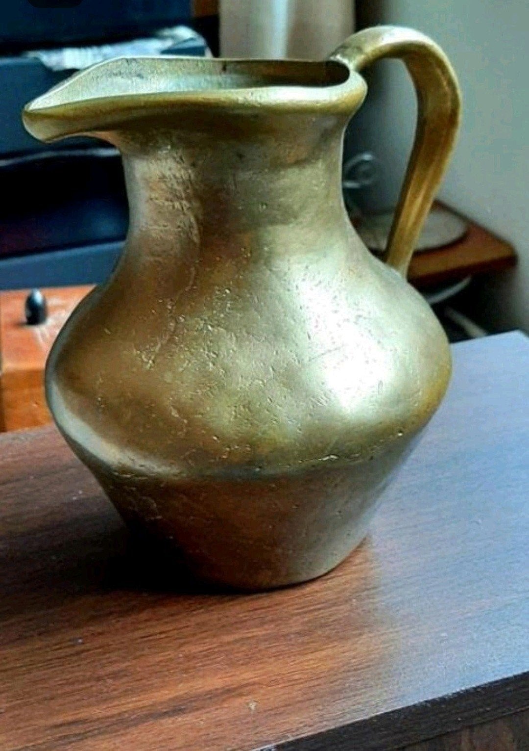 Antieke koperen kan/kruik - Vintage decoratie, Antiek en Kunst, Ophalen of Verzenden, Koper