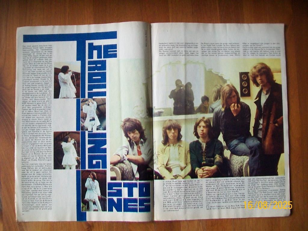 Rolling Stones - Pep 1970, Verzenden, Zo goed als nieuw, Boek, Tijdschrift of Artikel