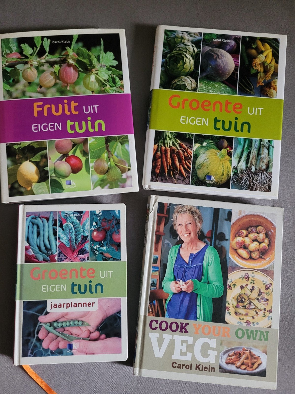 Carol Klein tuinboeken set 4x. Fruit uit eigen tuin. RHS, Ophalen, Zo goed als nieuw, Carol Klein, Moestuin