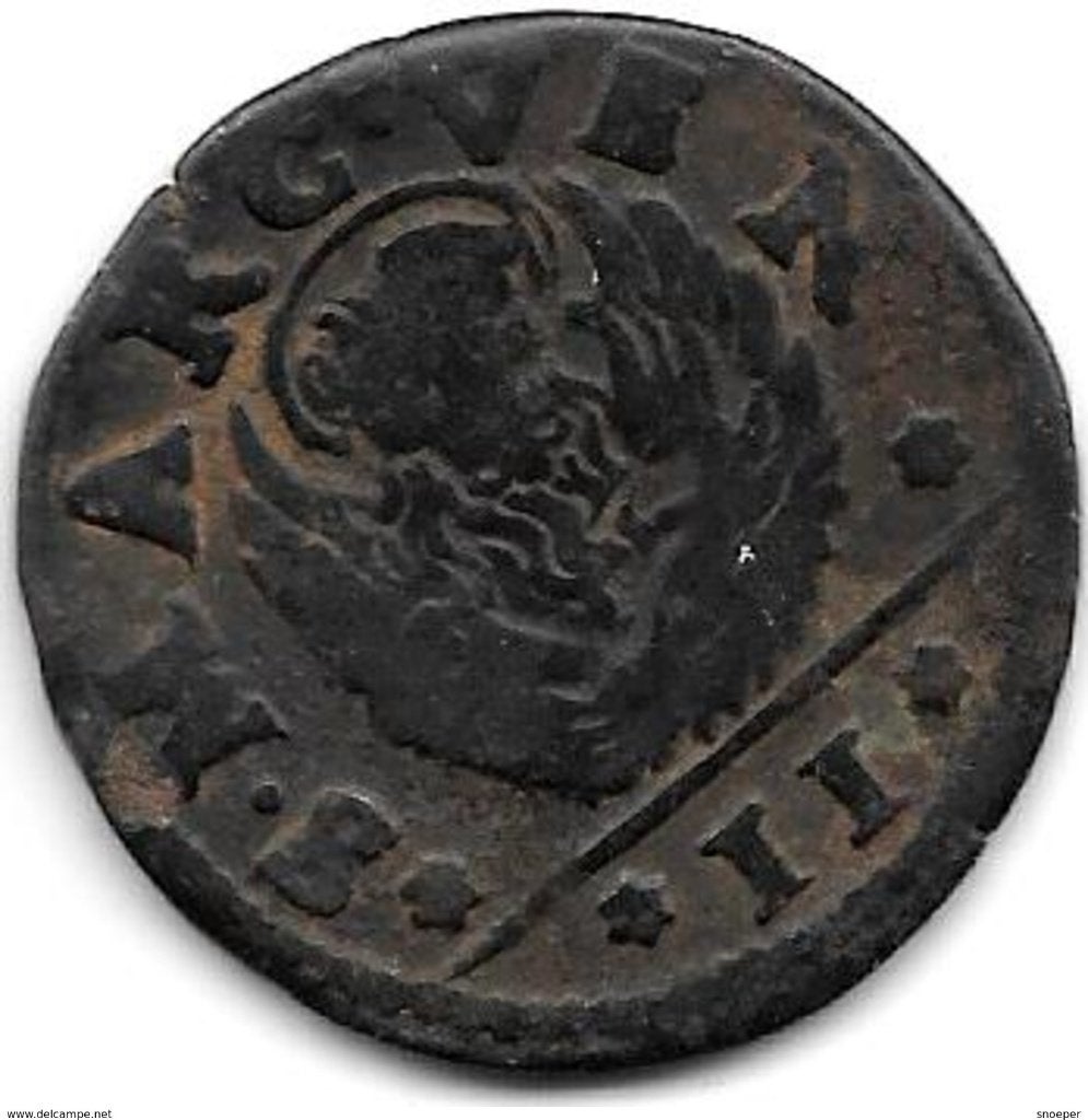 Greece,isole et armata 2 soldi 1688 ,zie beschrijving, Verzenden, Overige landen, Losse munt